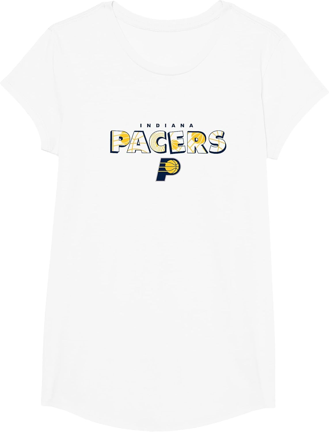 NBA - Indiana Pacers Logo Knockout White