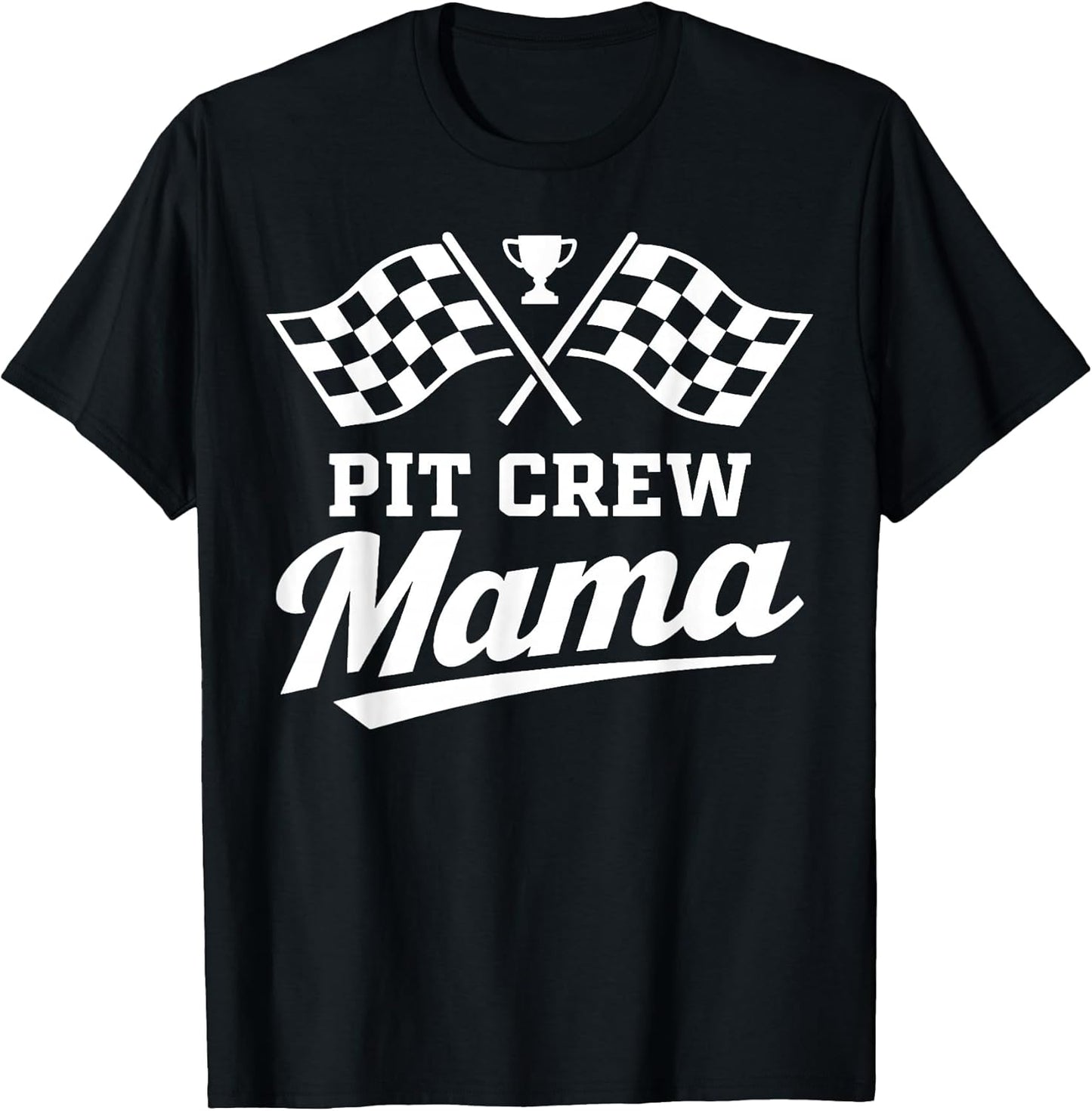 Mama Pit Crew Race Car Birthday Family Matching
