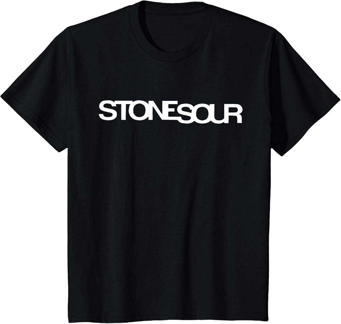 Stone Sour White Logo On Black
