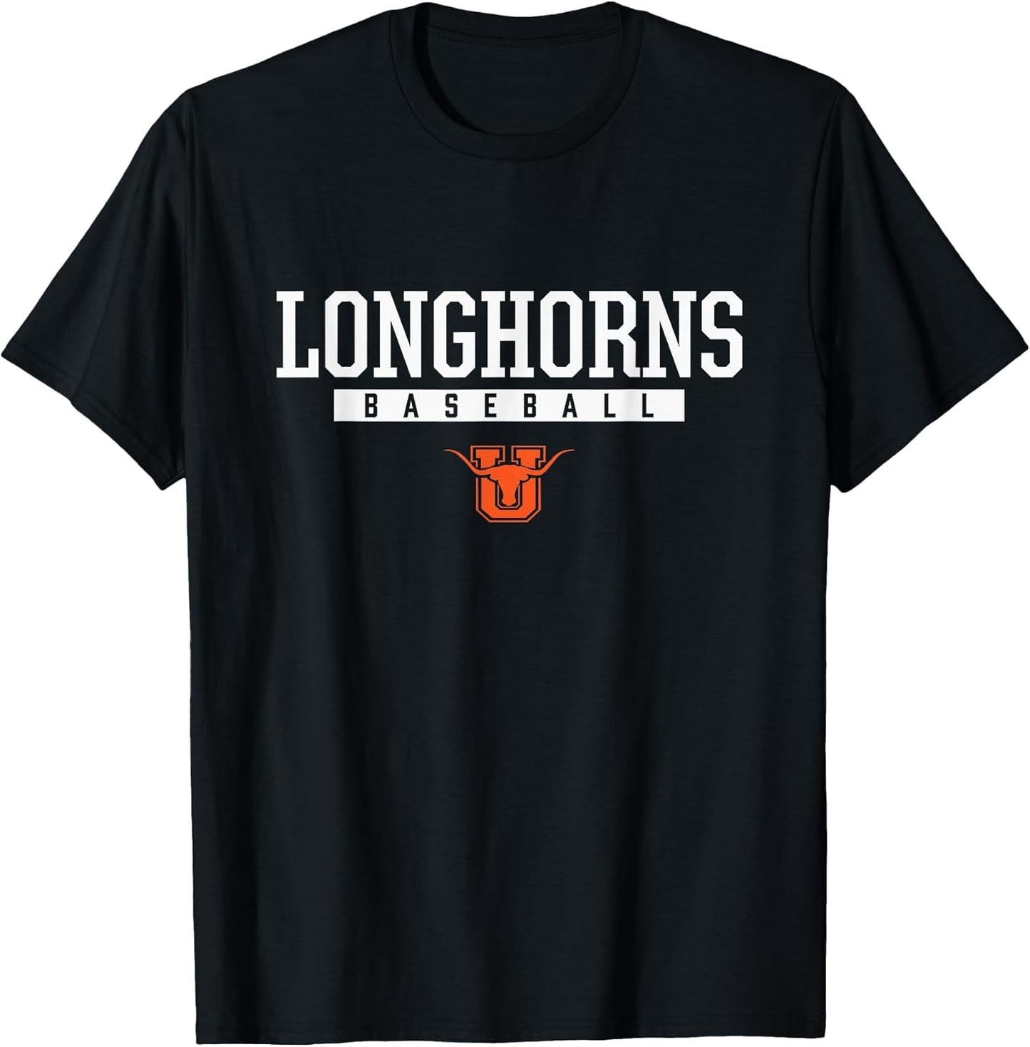 United Longhorns Logo Baseball HS