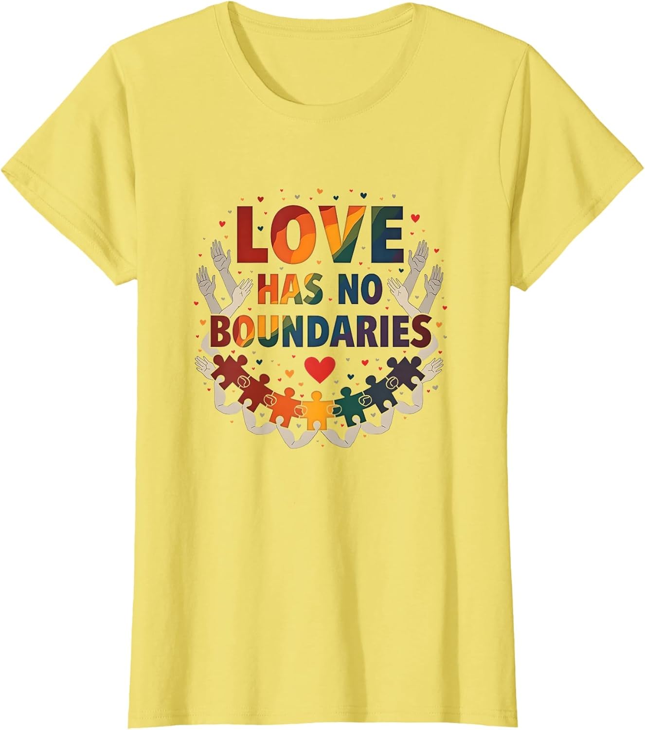Love Has No Boundaries Inspirational Design