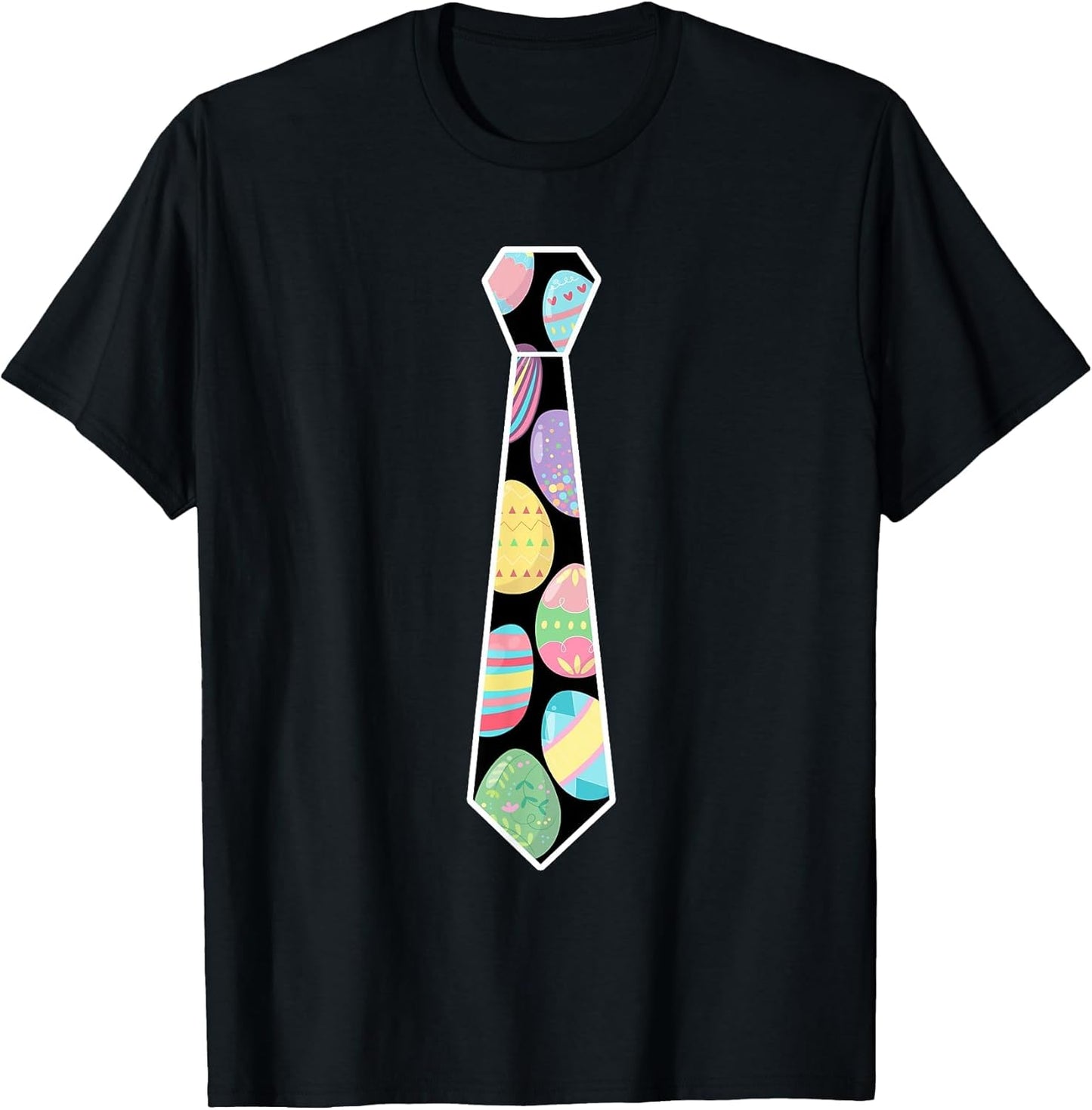 Colorful Neck Tie with Easter Eggs Easter