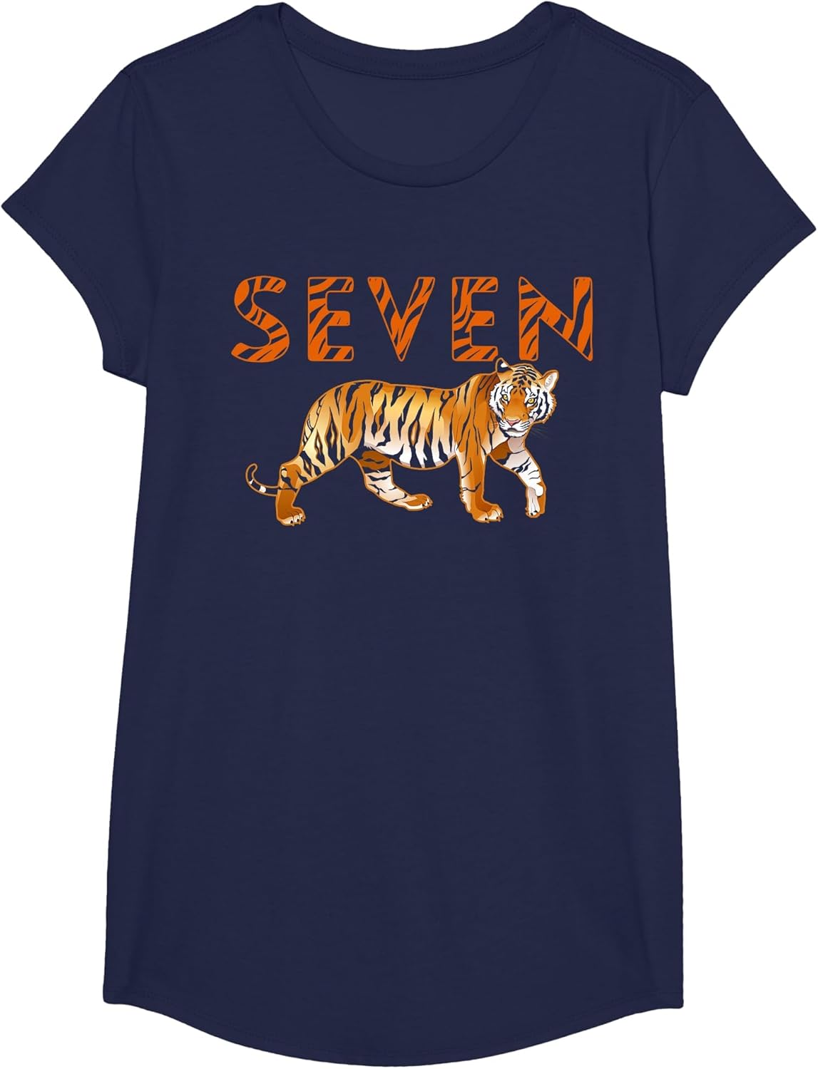 7th Birthday Tiger Zoo Safari 7 Years Old