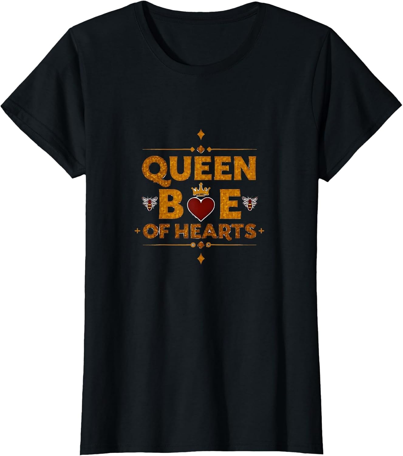 Queen Bee of Hearts Playing Card Design