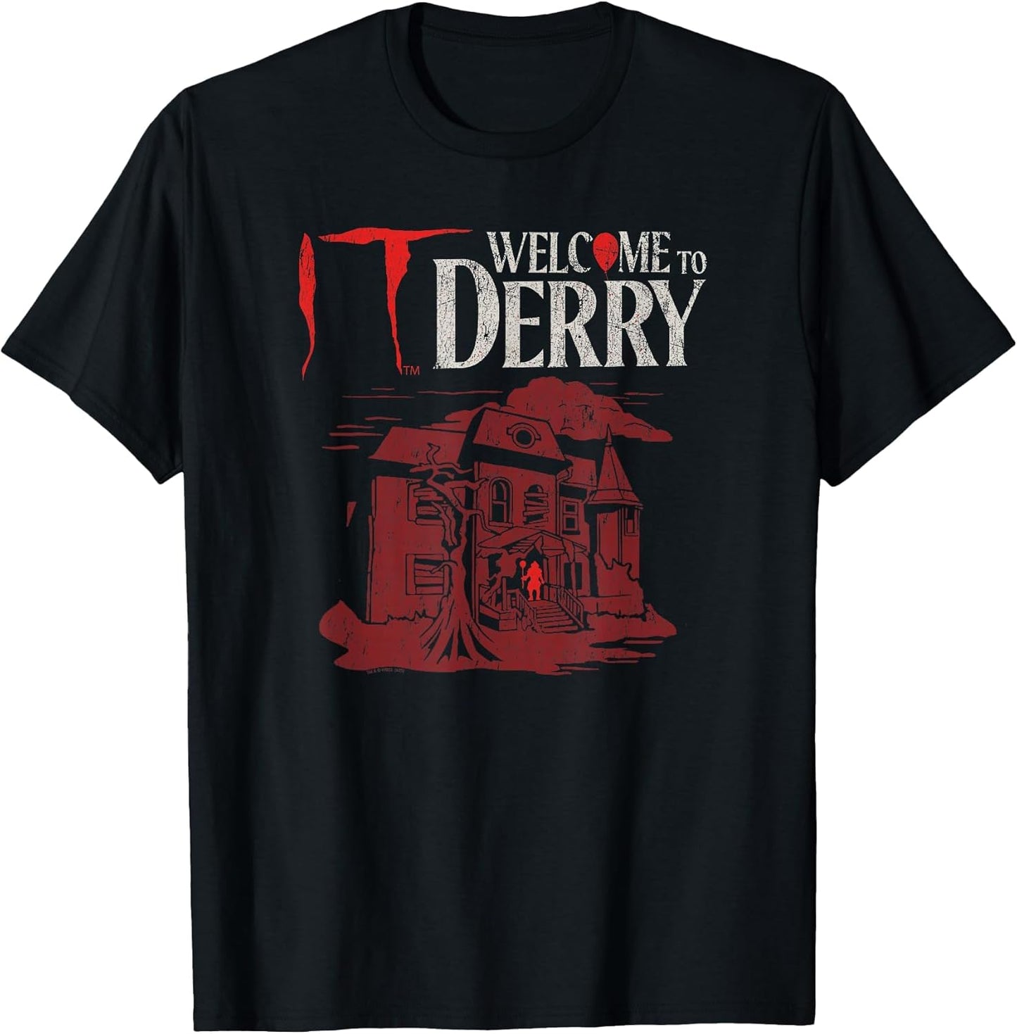 Red Tone Haunted House Horror TV Show