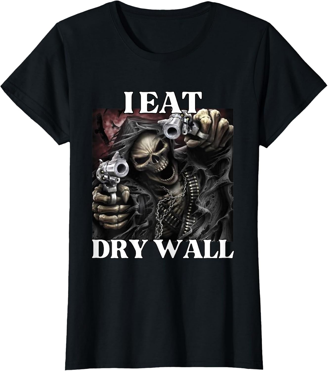 I Eat Drywall Funny Cringe Hard Skeleton Meme