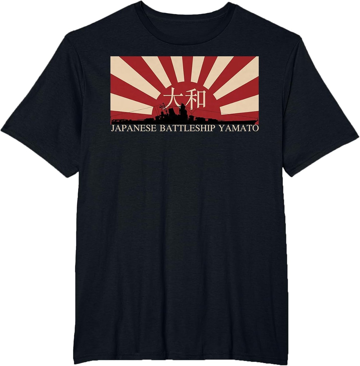 Japanese Battleship Yamato Rising Sun Flag