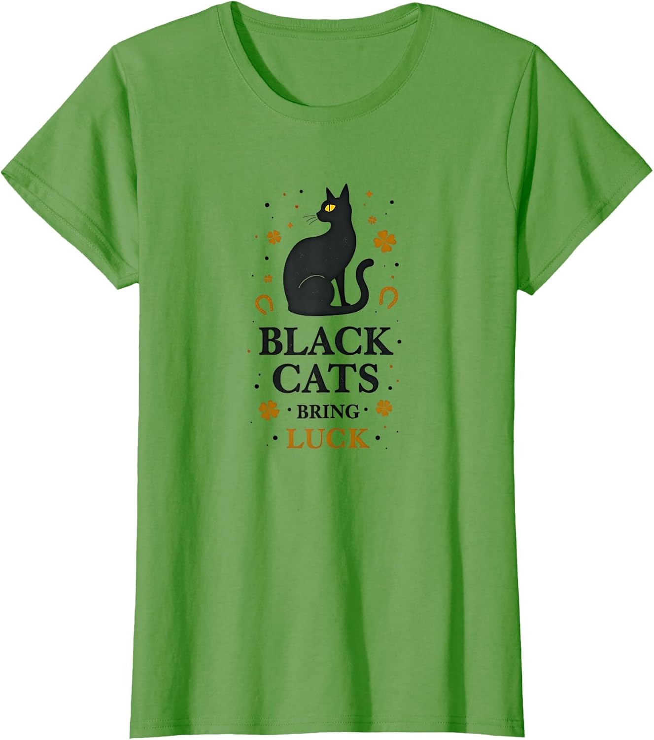 Black Cats Bring Luck Superstition Design