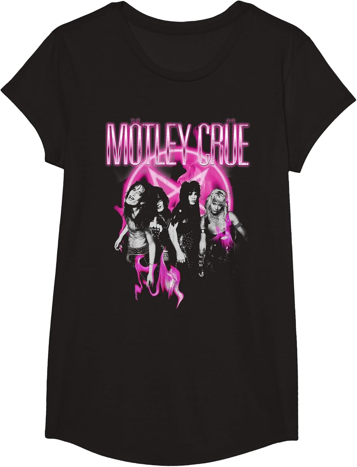Mötley Crüe Shout Neon Pink
