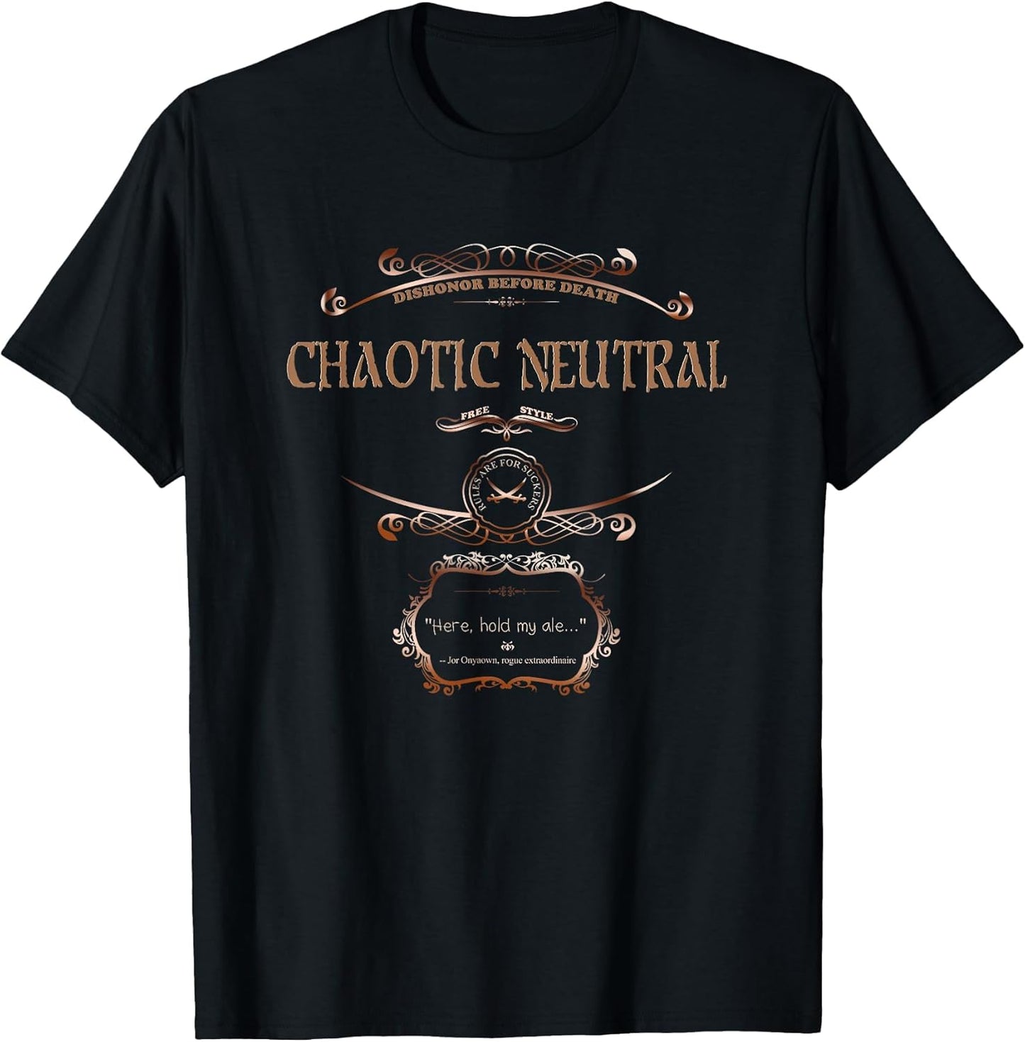 Chaotic Neutral Alignment Gamer Geek RPG