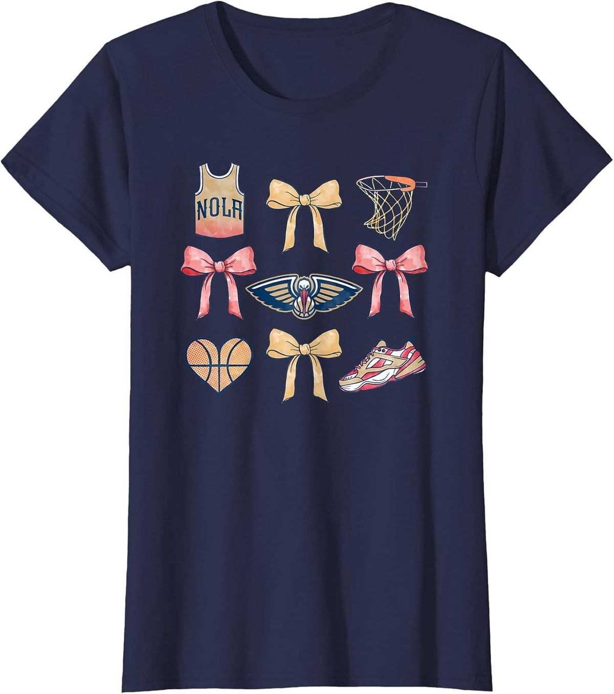 NBA New Orleans Pelicans Bow Grid