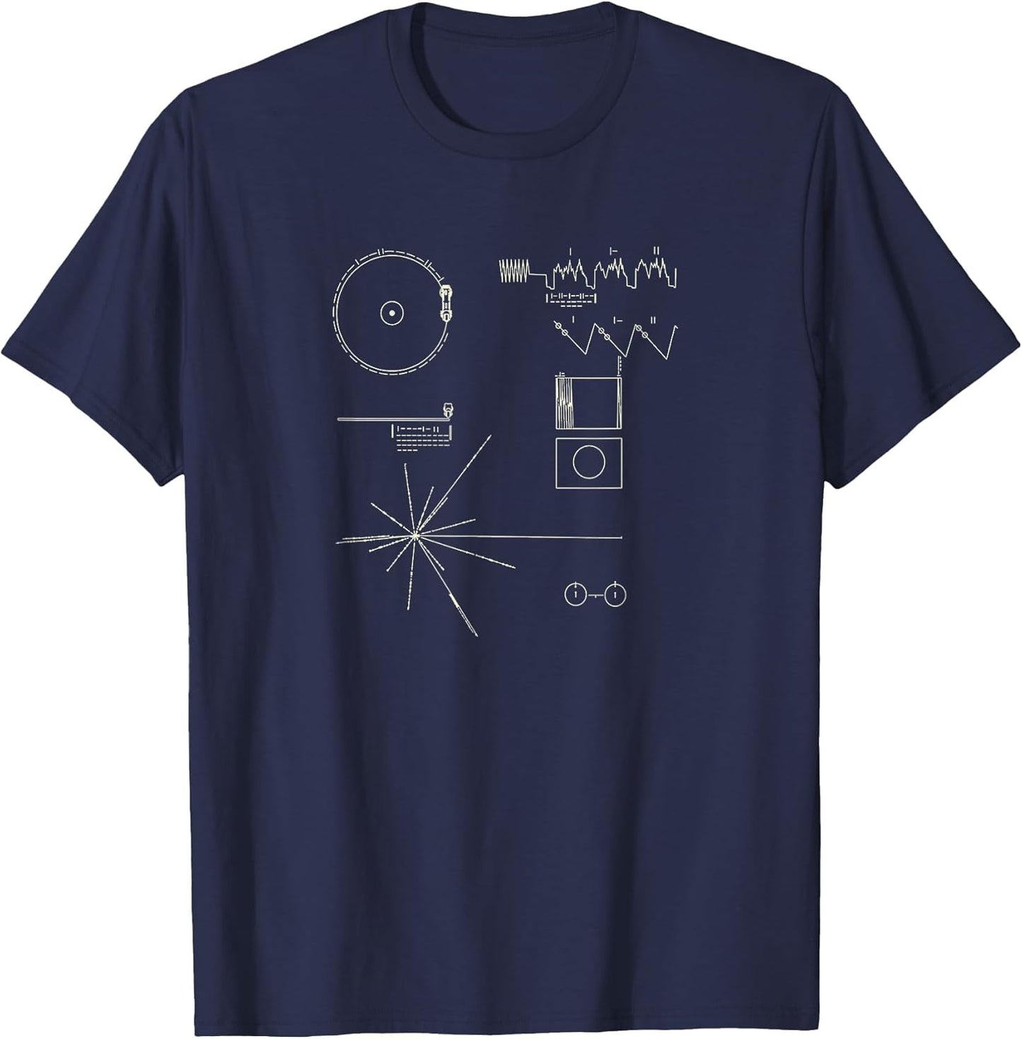Voyager Golden Record NASA T Shirt
