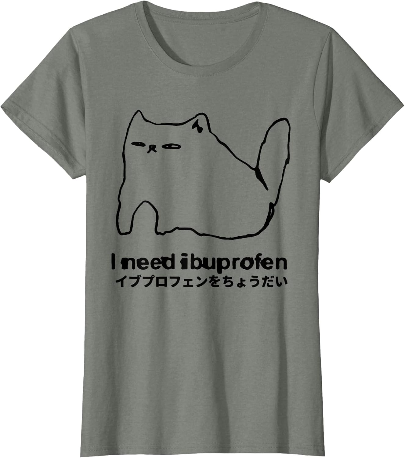 I Need Ibuprofen Funny Cat Meme Japanese