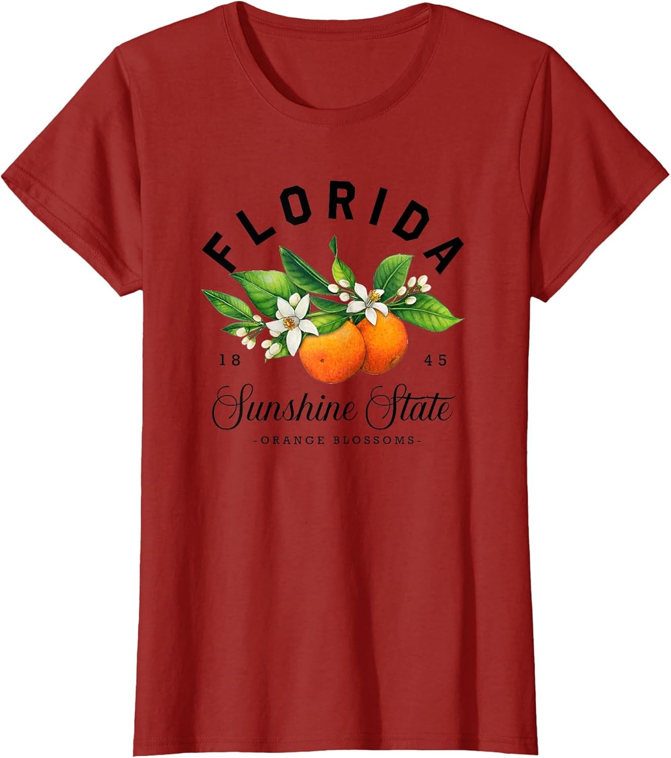Florida Shirt, Watercolor Orange Blossoms