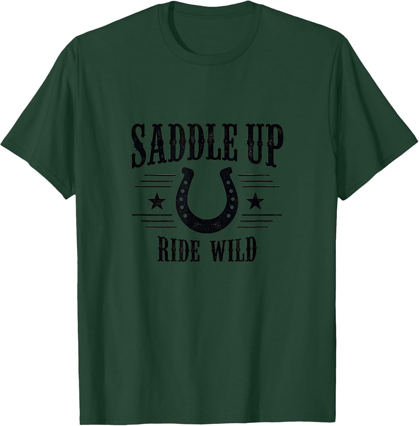 Saddle Up Ride Wild Cowboy Adventure Design