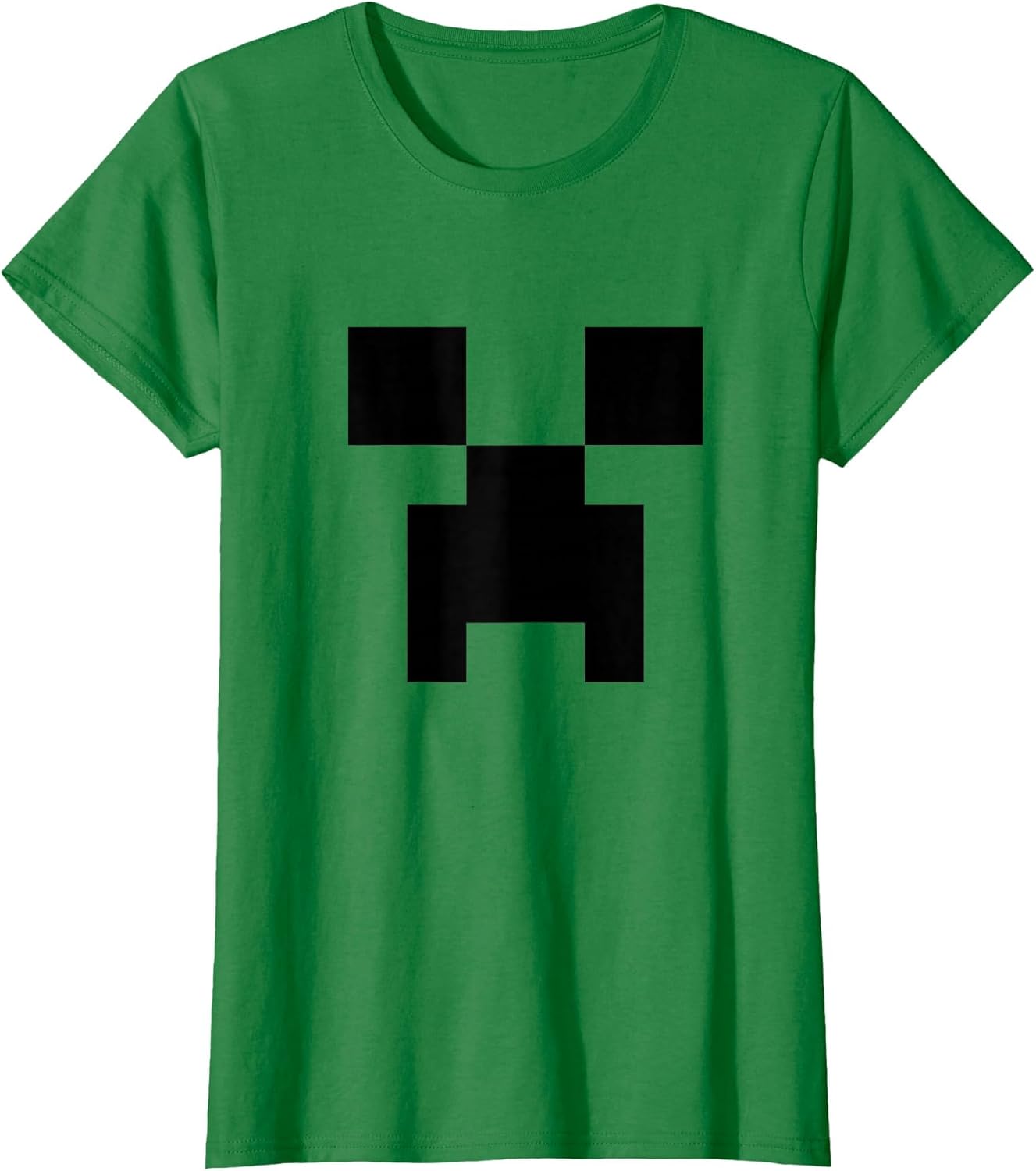 Minecraft Minimalist Big Creeper Face Pixel