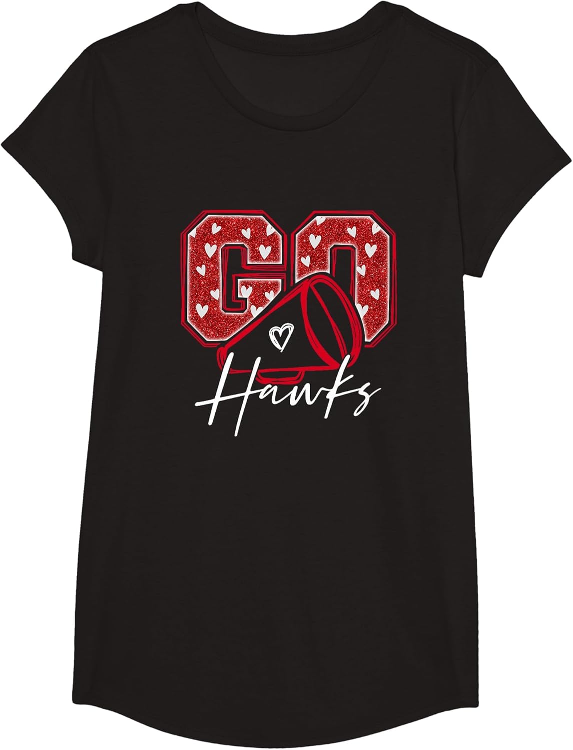 Go Cheer Hawks Gift Women Boys Girls Kids