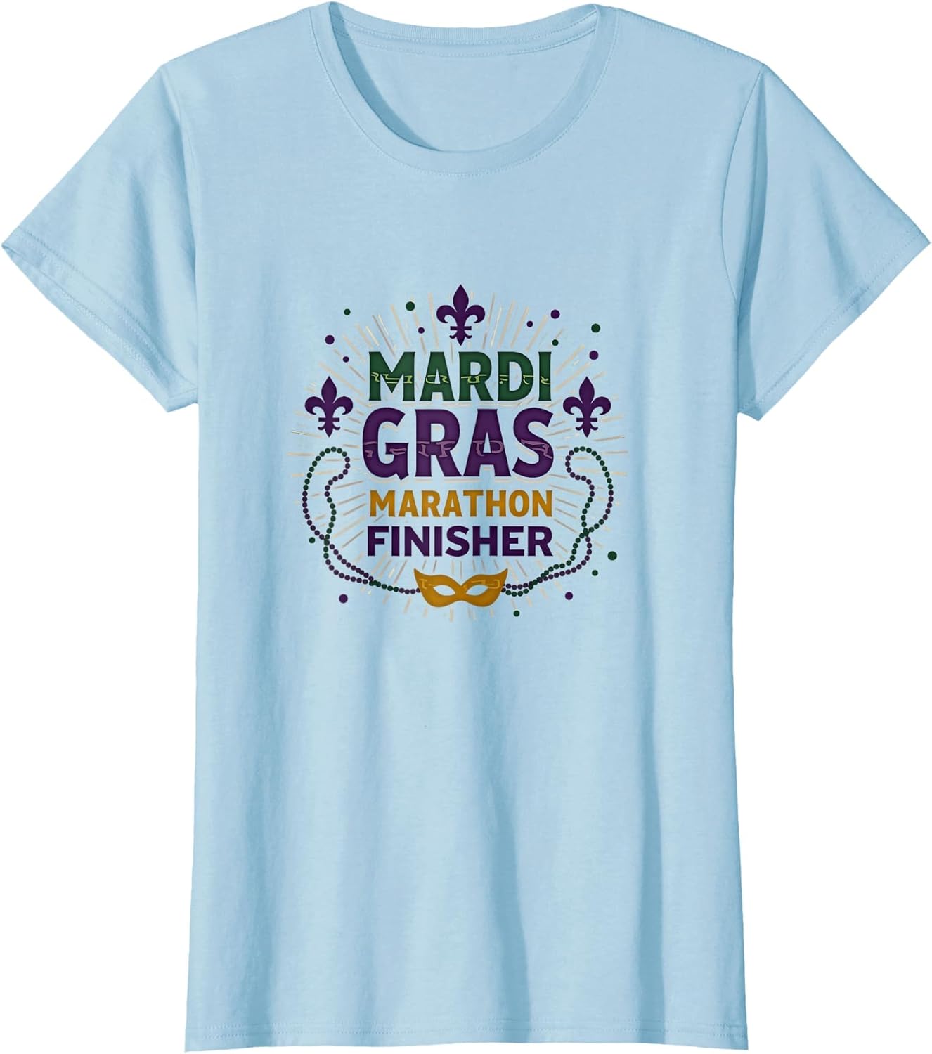Mardi Gras Marathon Finisher Celebration Design