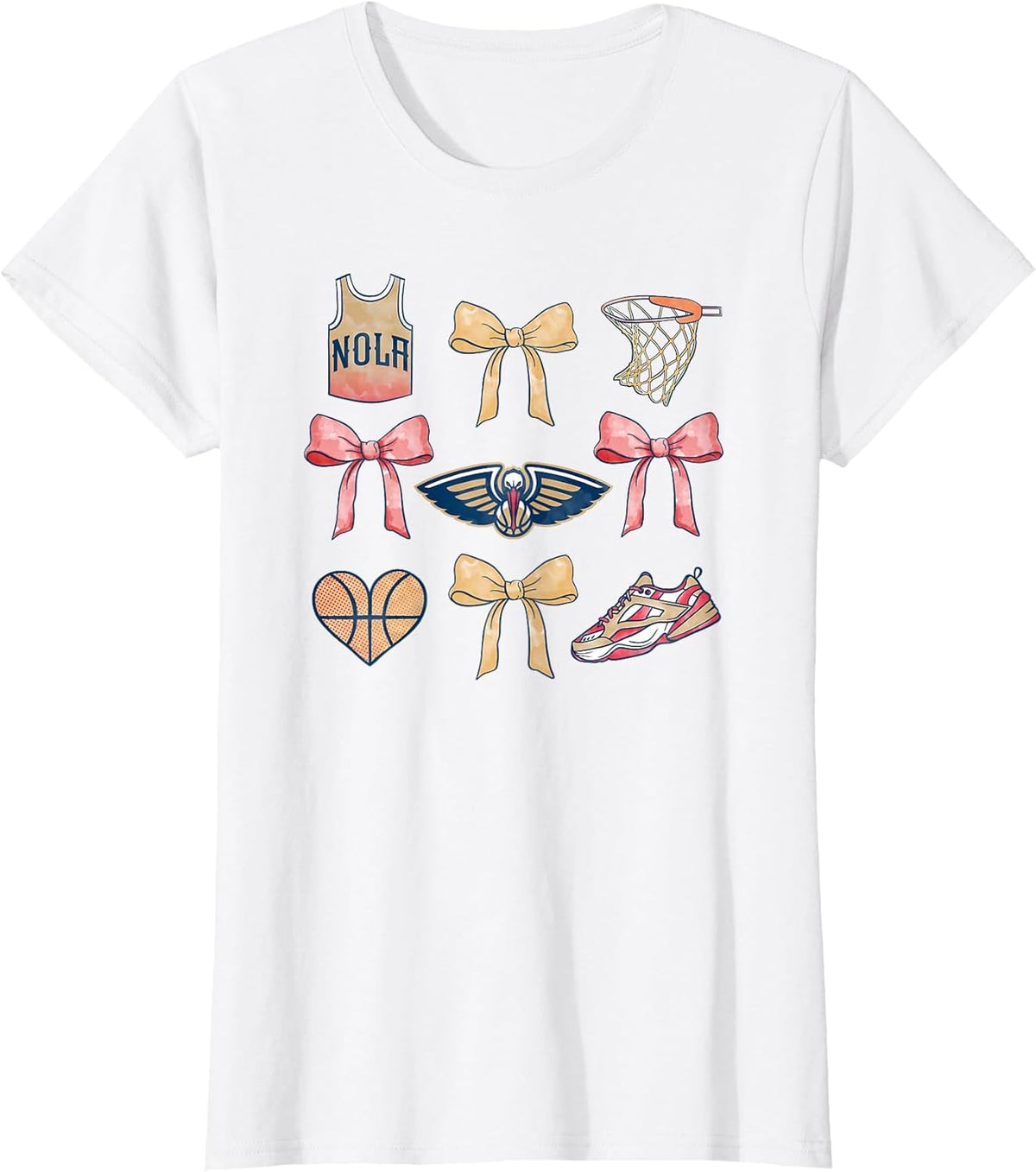 NBA New Orleans Pelicans Bow Grid