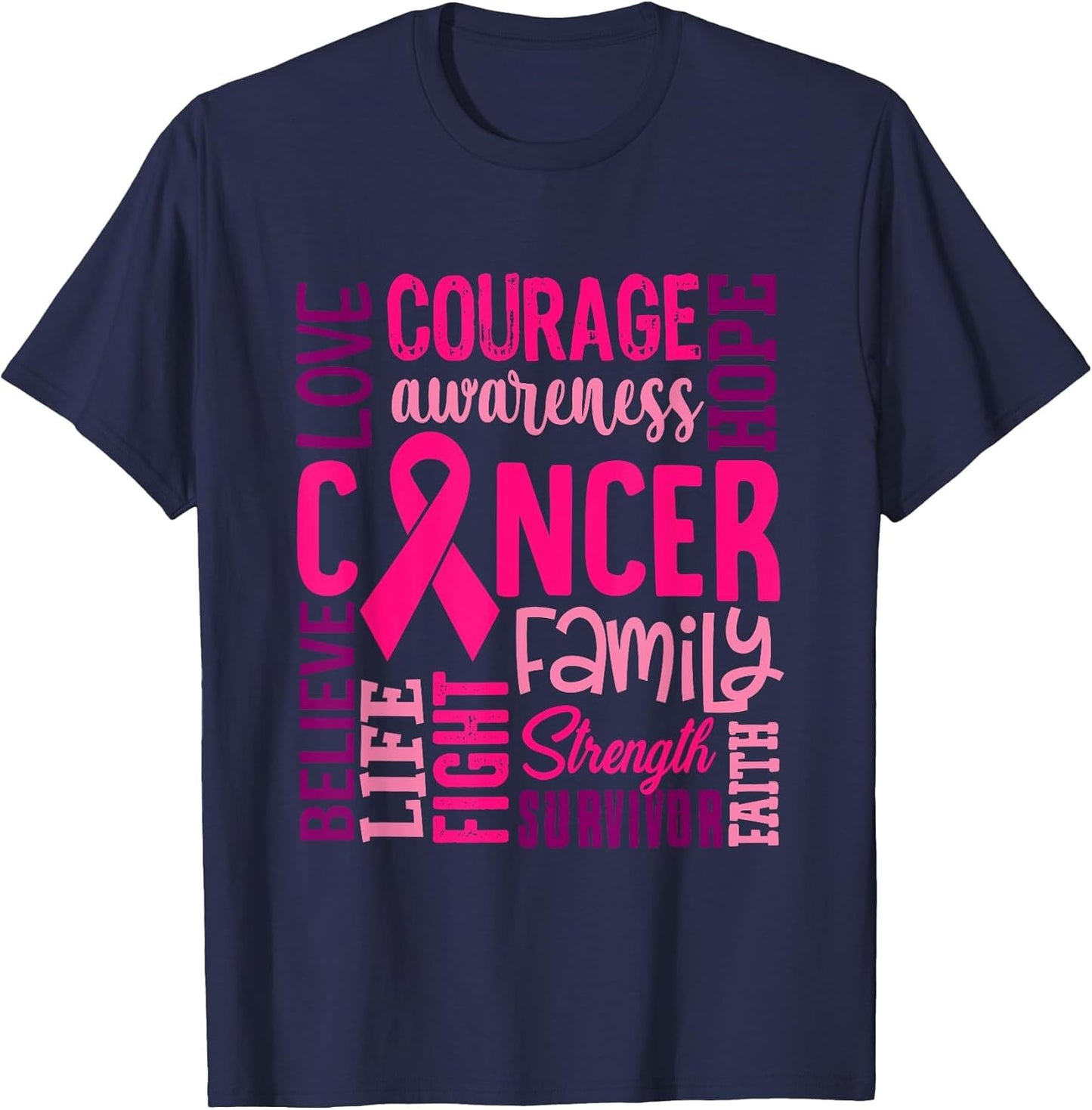 Pink Breast Cancer Awareness Survivor Supporter