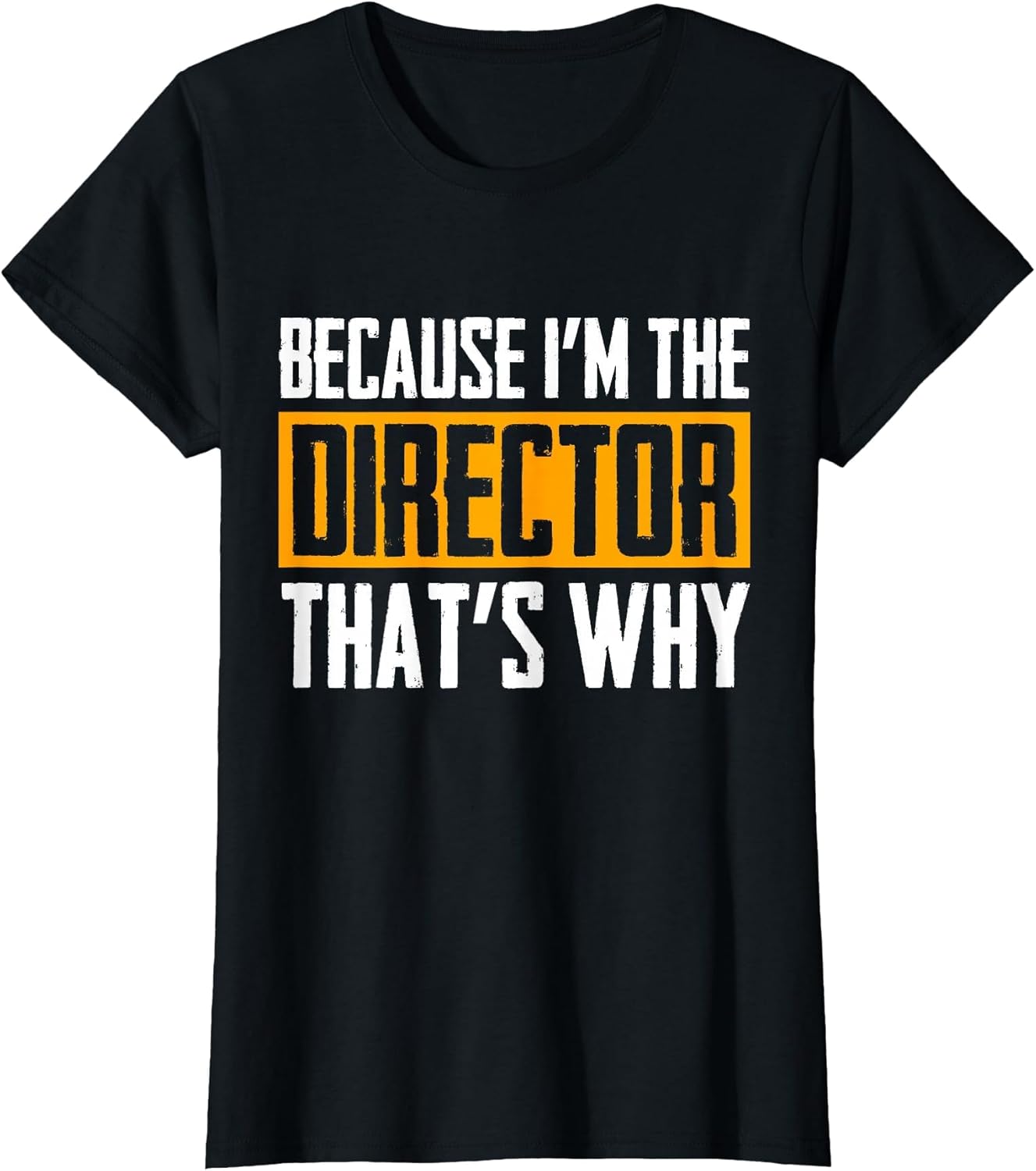 Because I'm The Director That's Why