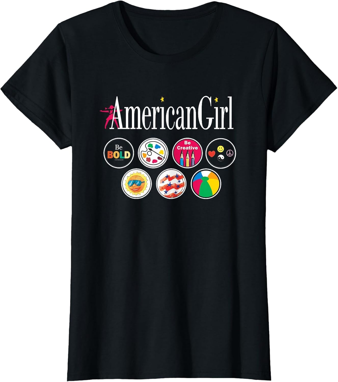 American Girl - Logo & Grin Pins