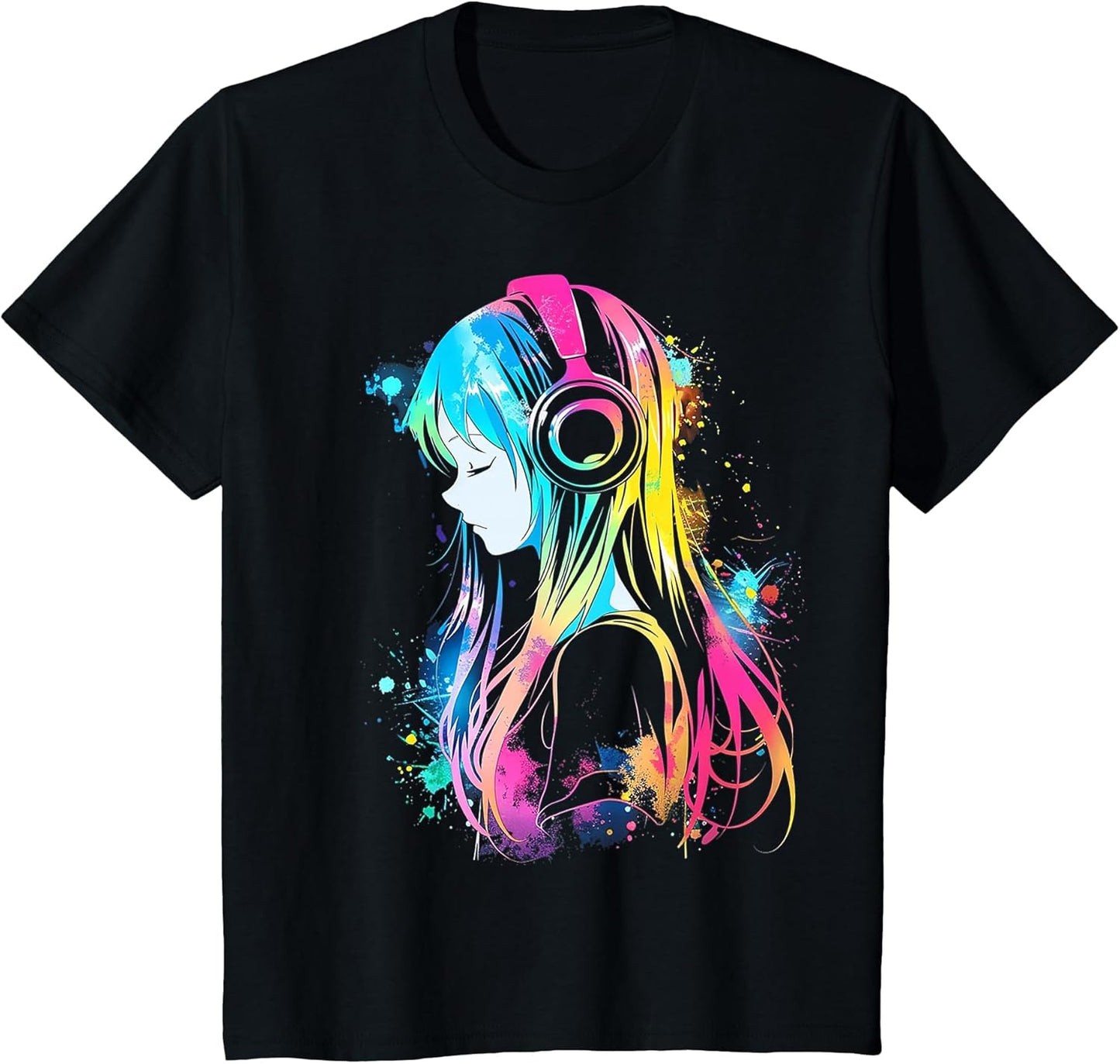 Anime Manga Graphic Headphone Art Anime