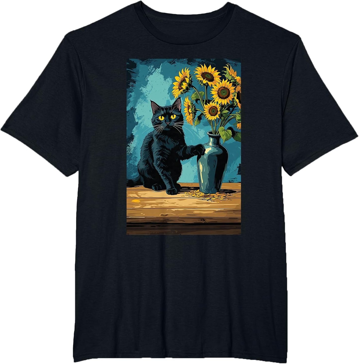 Cat with a Flower vase
