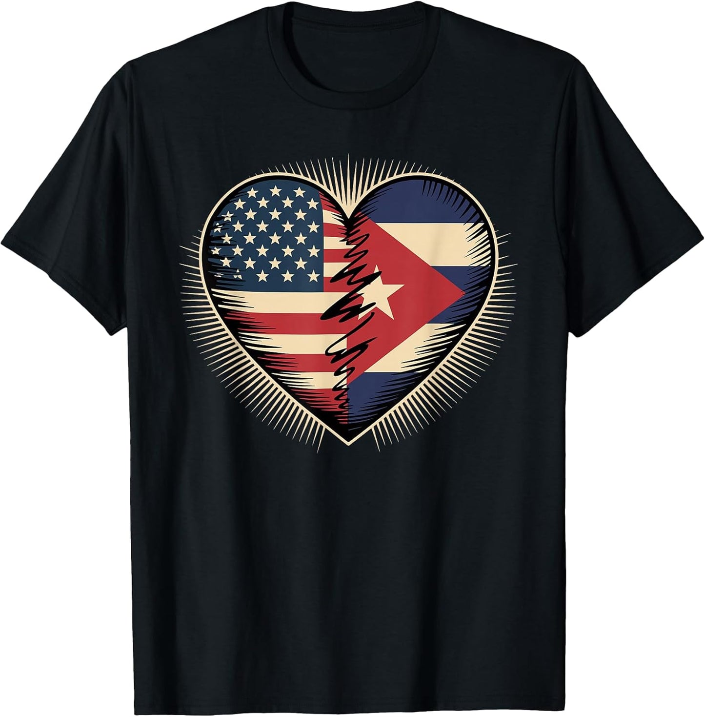 Half American Cuban Roots USA Cuba America