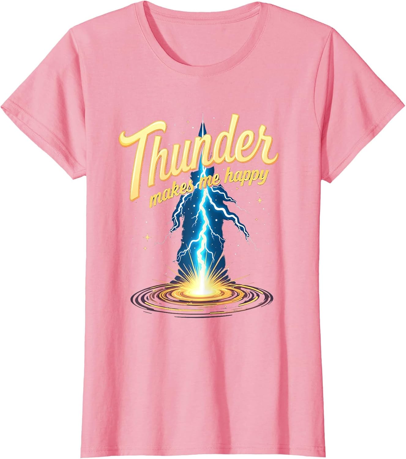 Thunder Makes Me Happy Stormy Weather Design