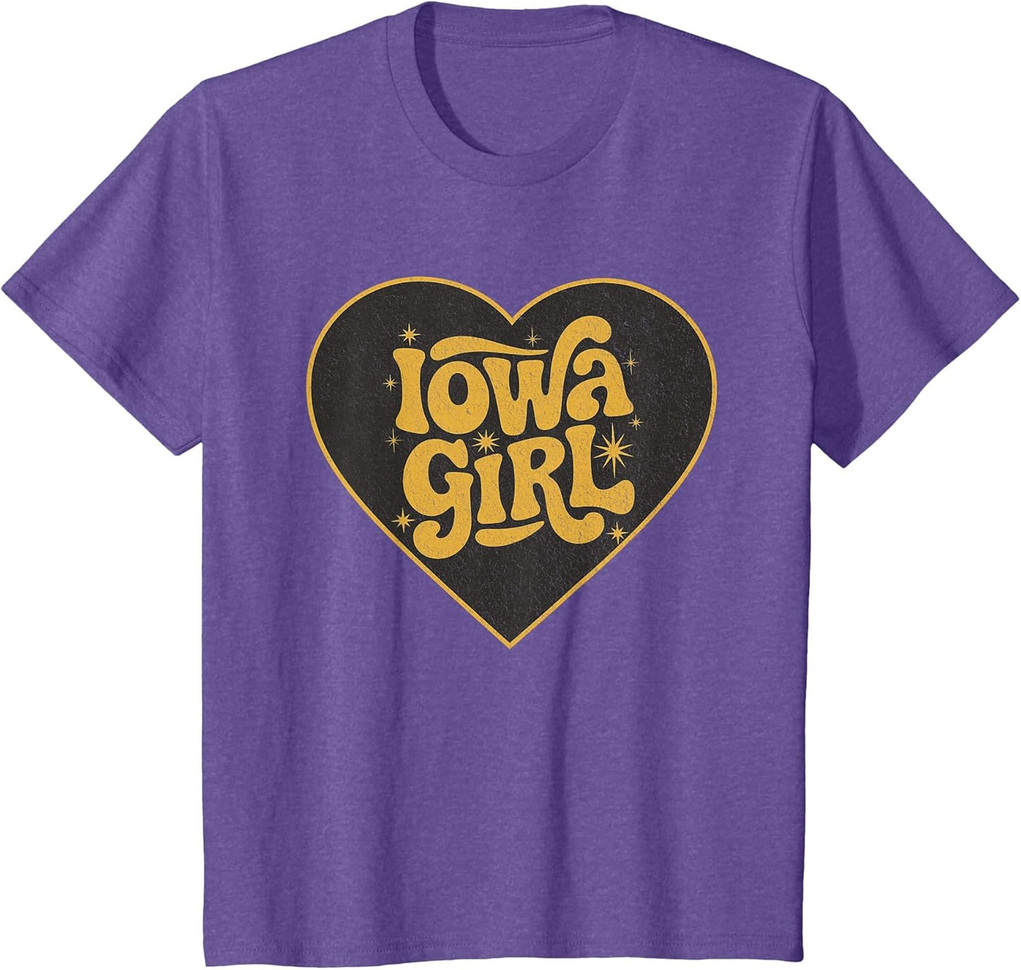 Retro Iowa Girl Heart Throwback Iowa Girls