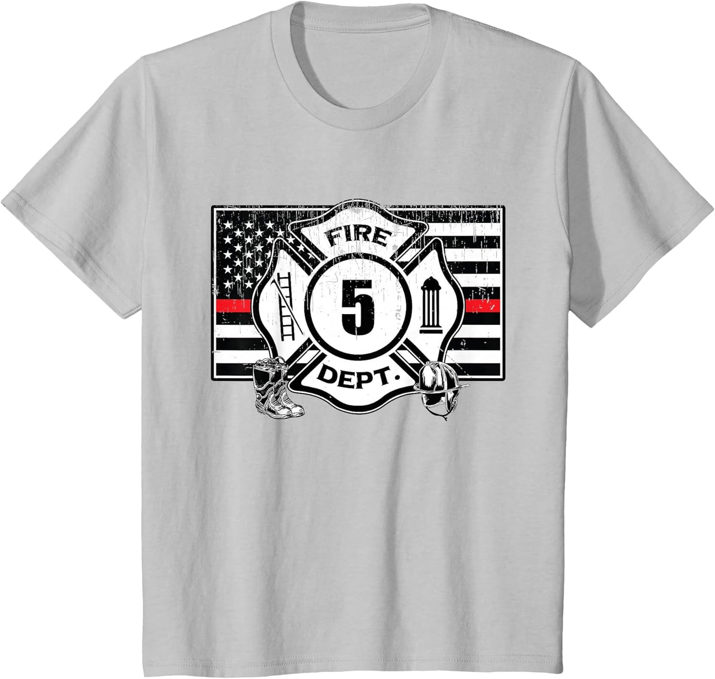 5th Birthday Firefighter Fire Truck 5 Year Old