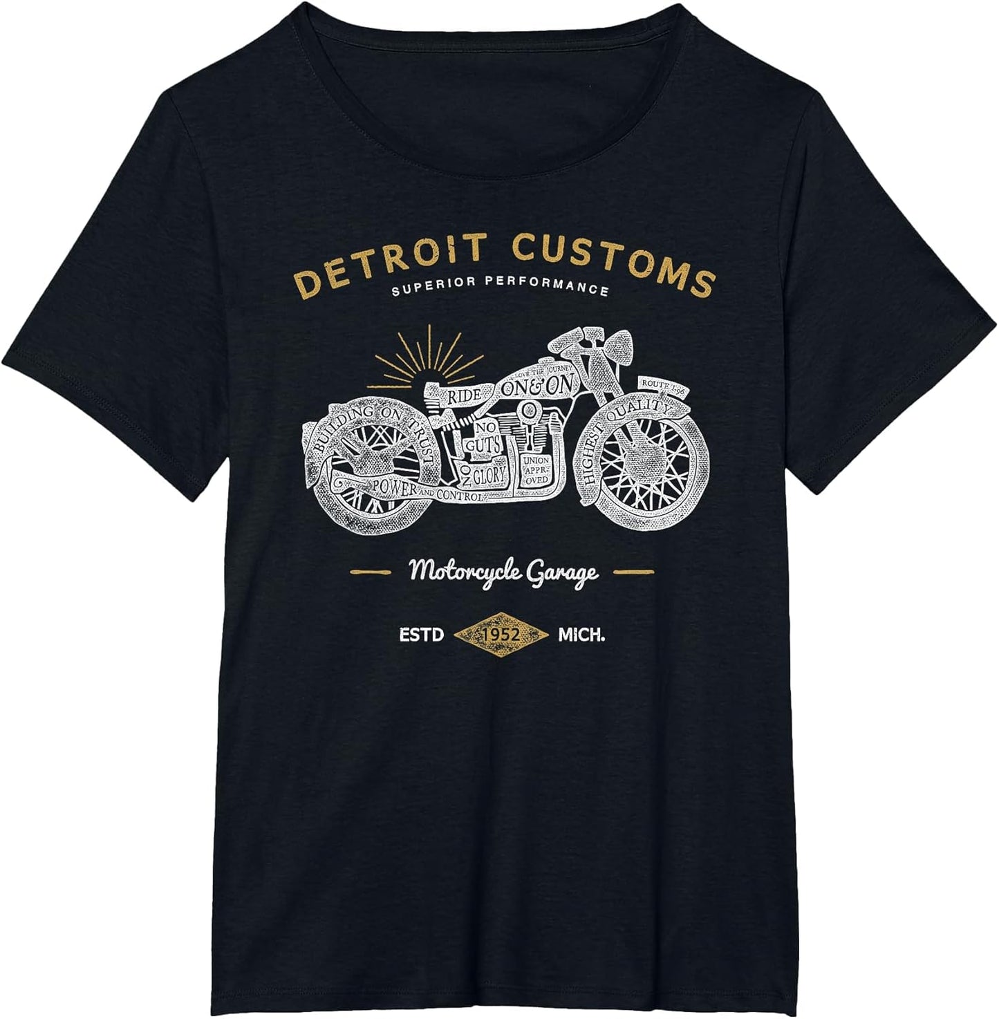 Detroit Custom Motorcycle Garage Biker