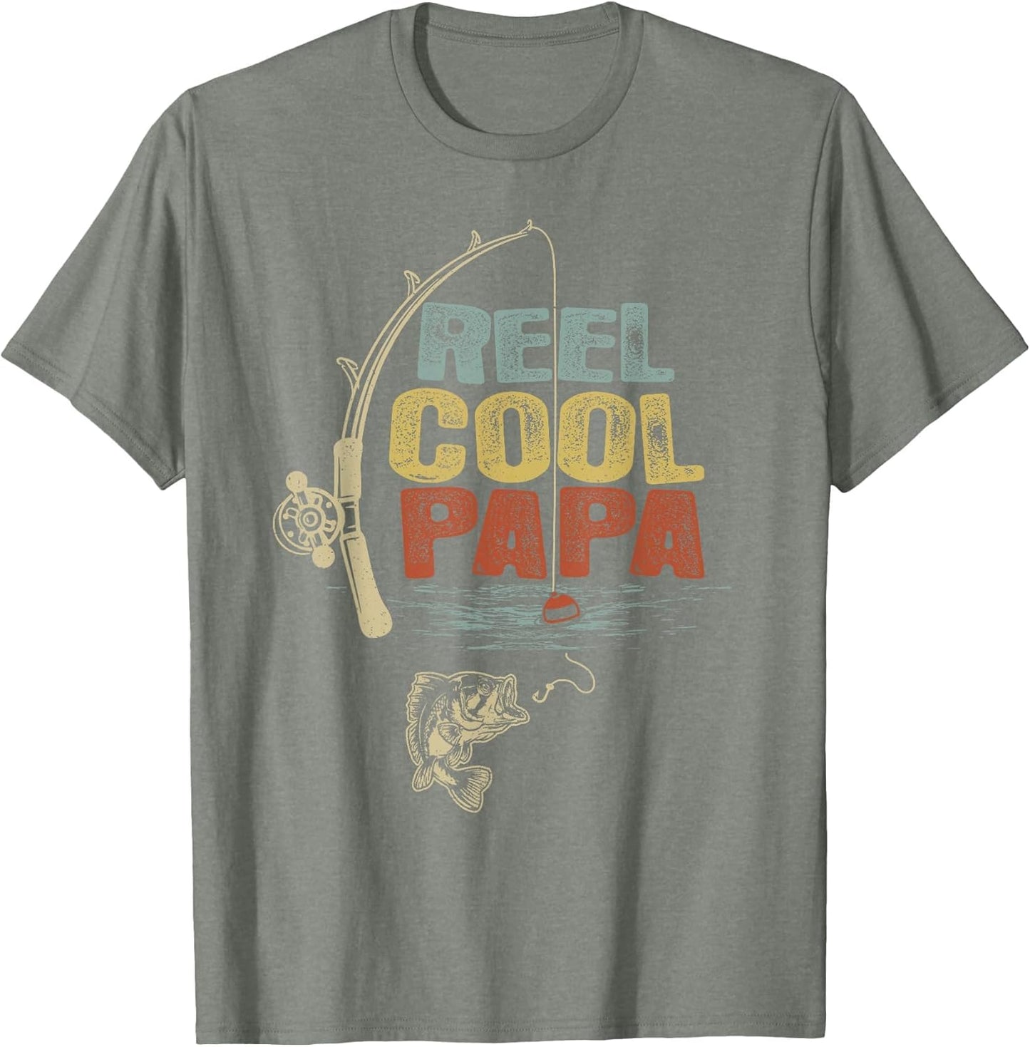Funny Fisherman Vintage Reel Cool Papa
