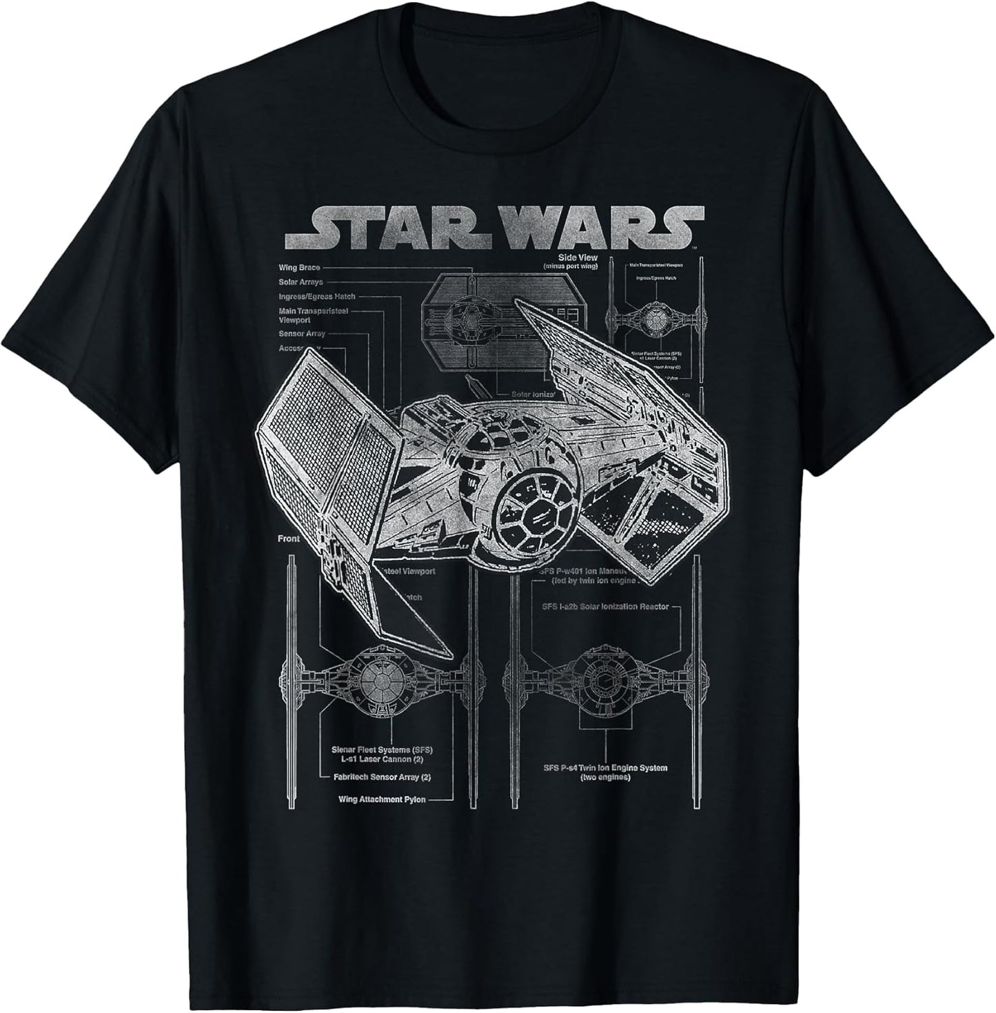 Star Wars TIE Fighter Blueprint Schematics