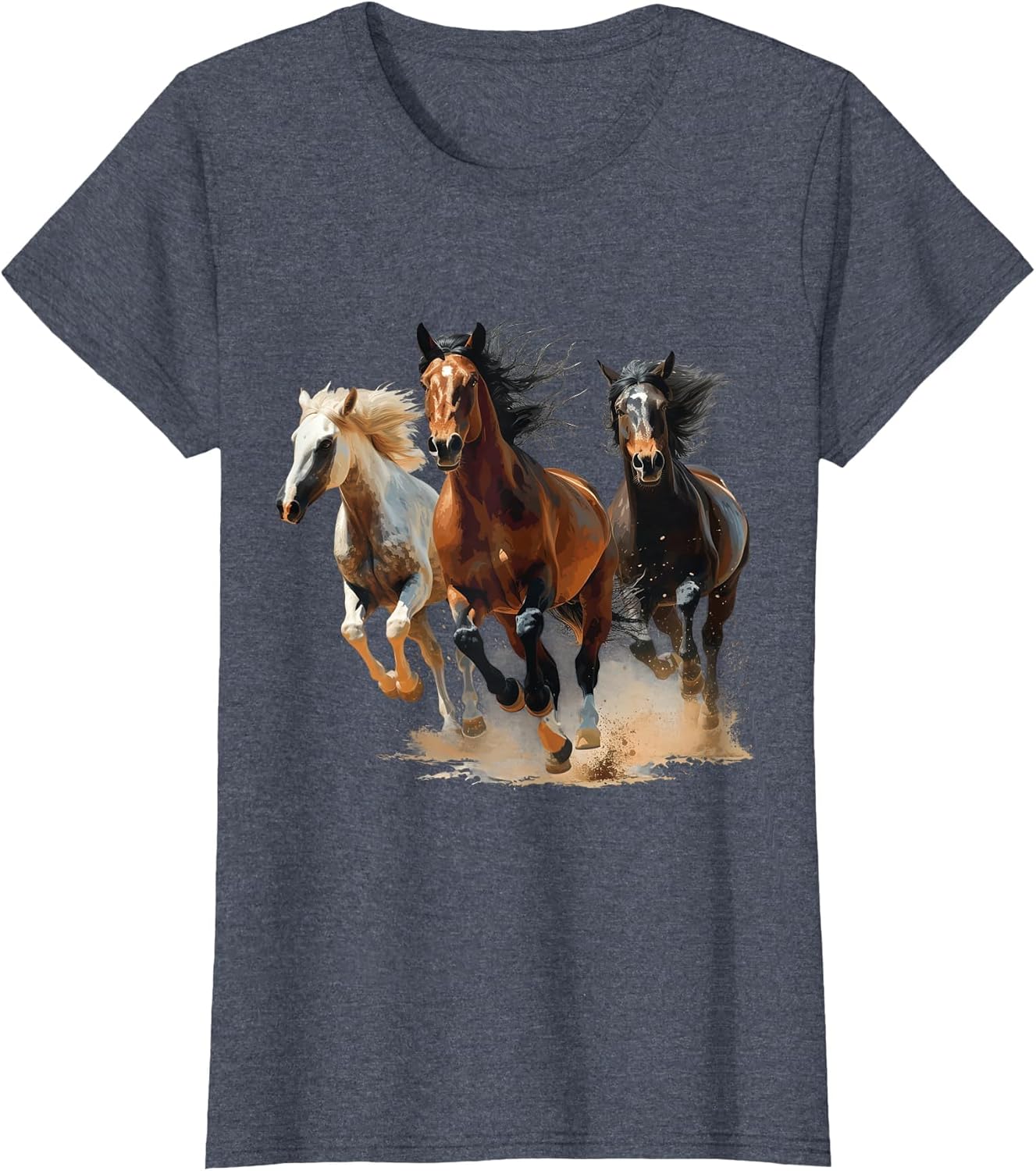 Vintage Horses Lover Graphic Women Boys Girls