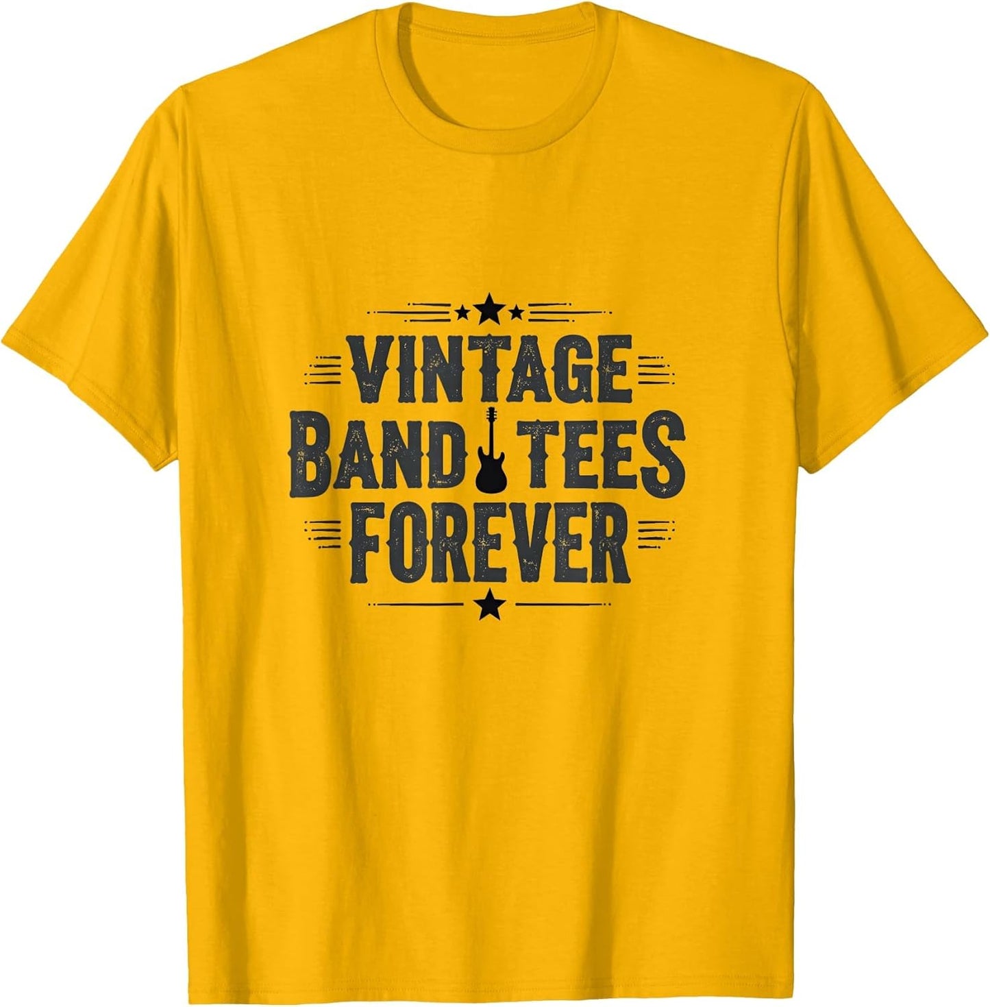 Vintage Band Forever Rock Music Design