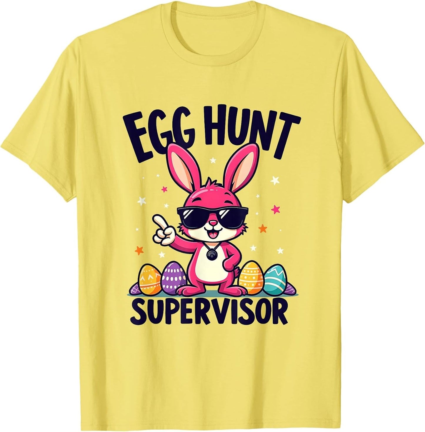 Egg Hunt Supervisor Funny Easter Design