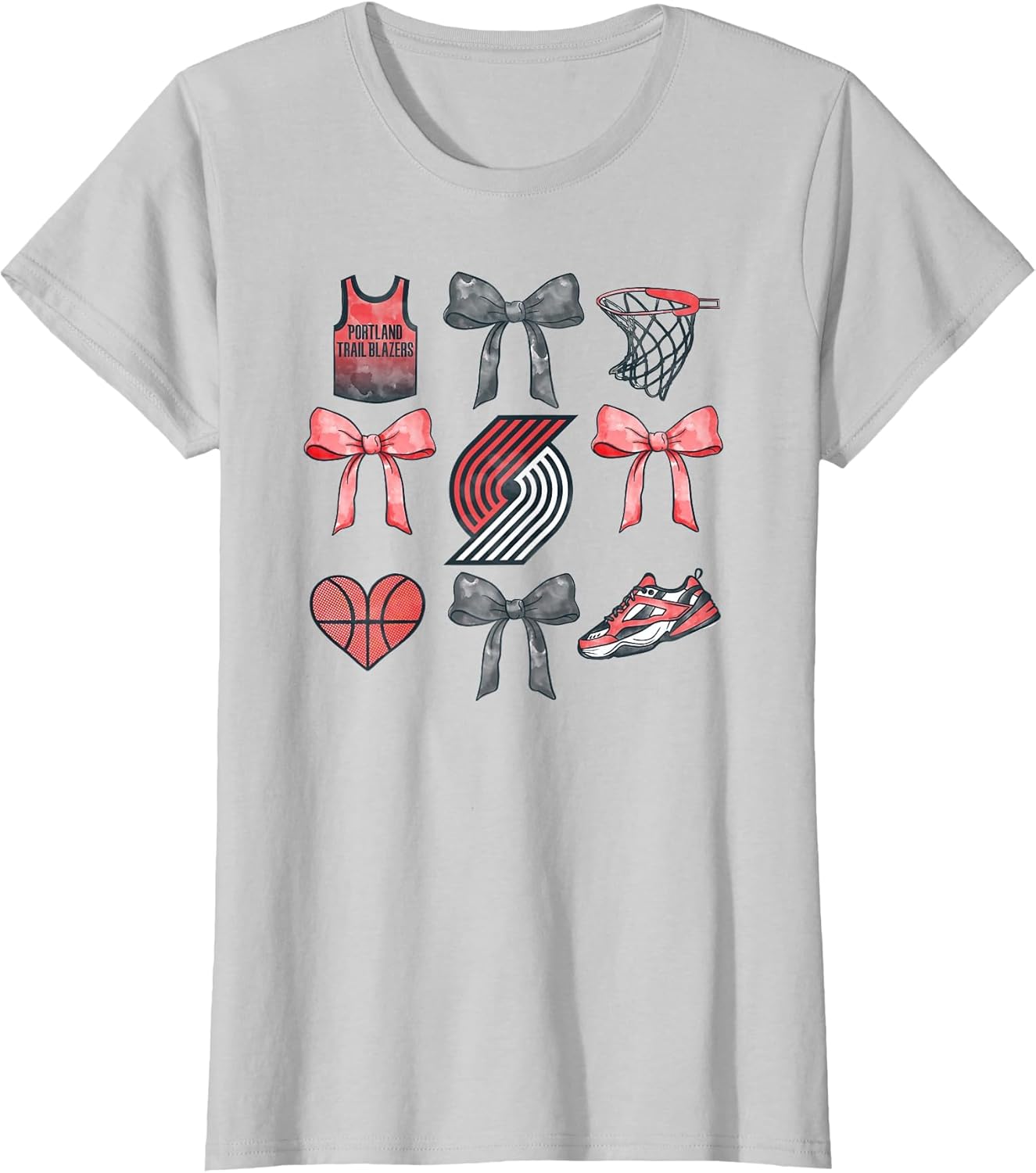 NBA Portland Trail Blazers Bow Grid