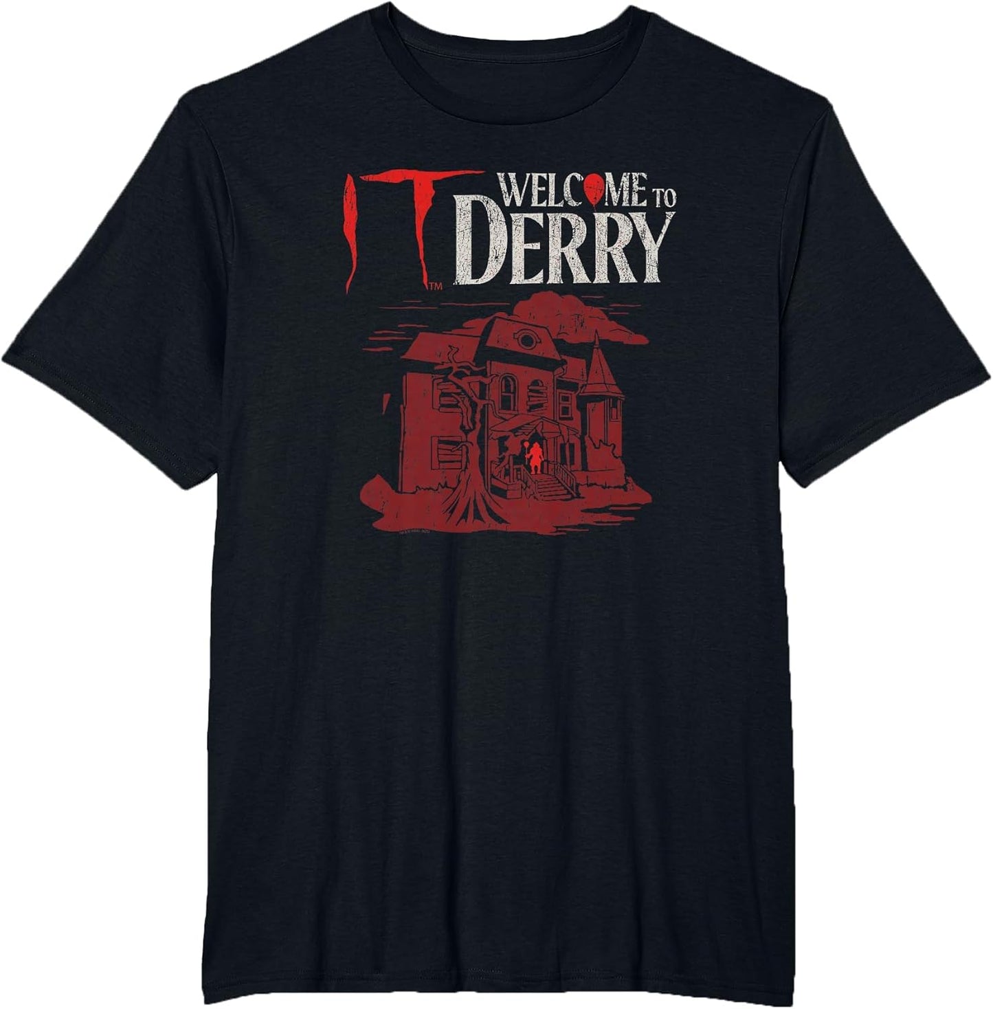 Red Tone Haunted House Horror TV Show
