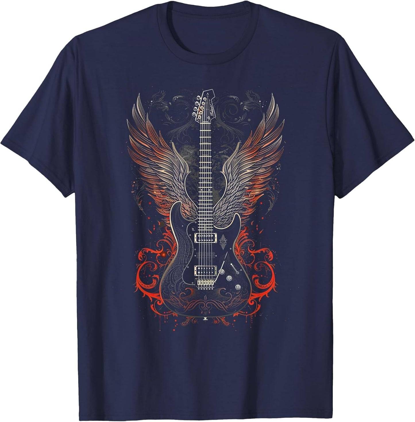Rock & Roll Guitar with Wings