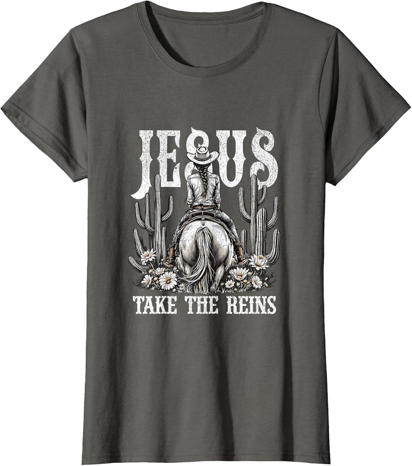 Jesus Take The Reins Western Cowgirl Design