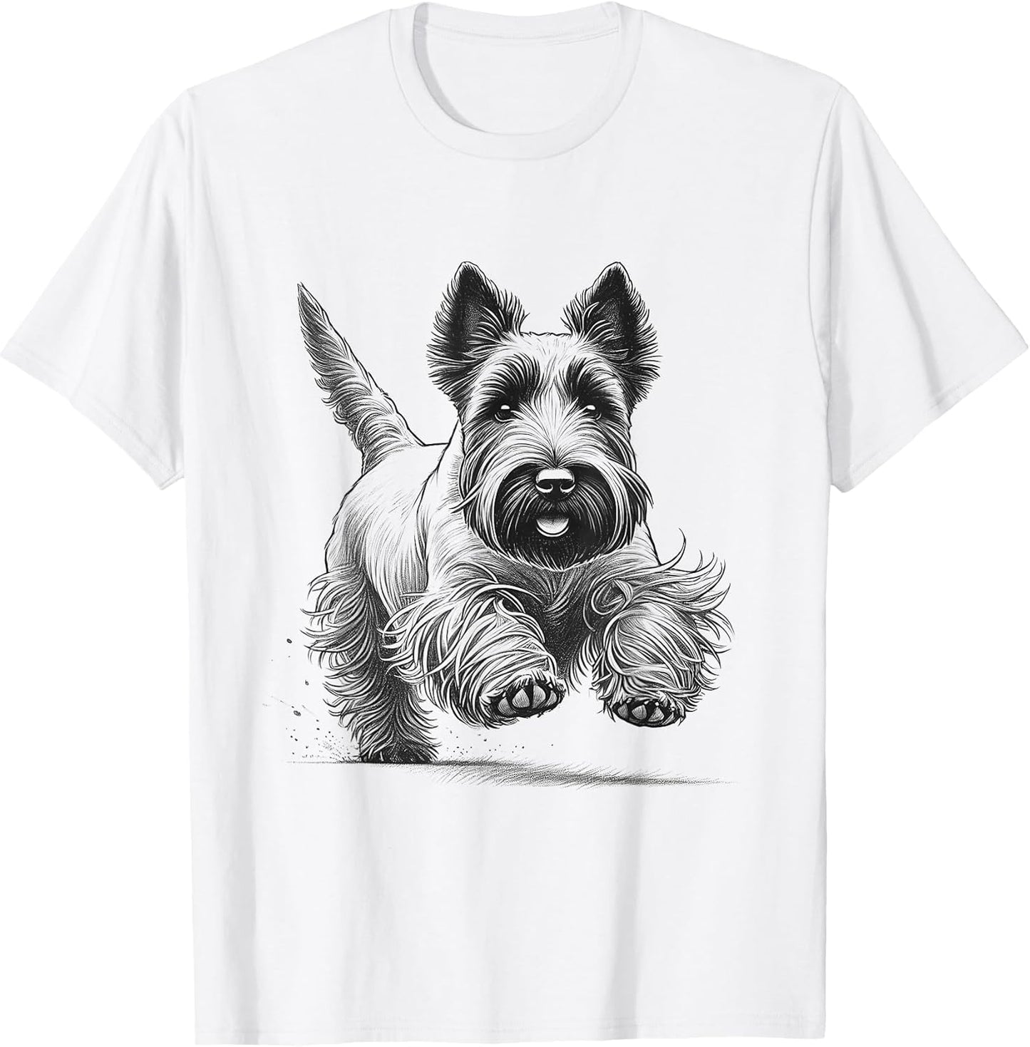 Scottish Terrier Dog Scottie Running Design