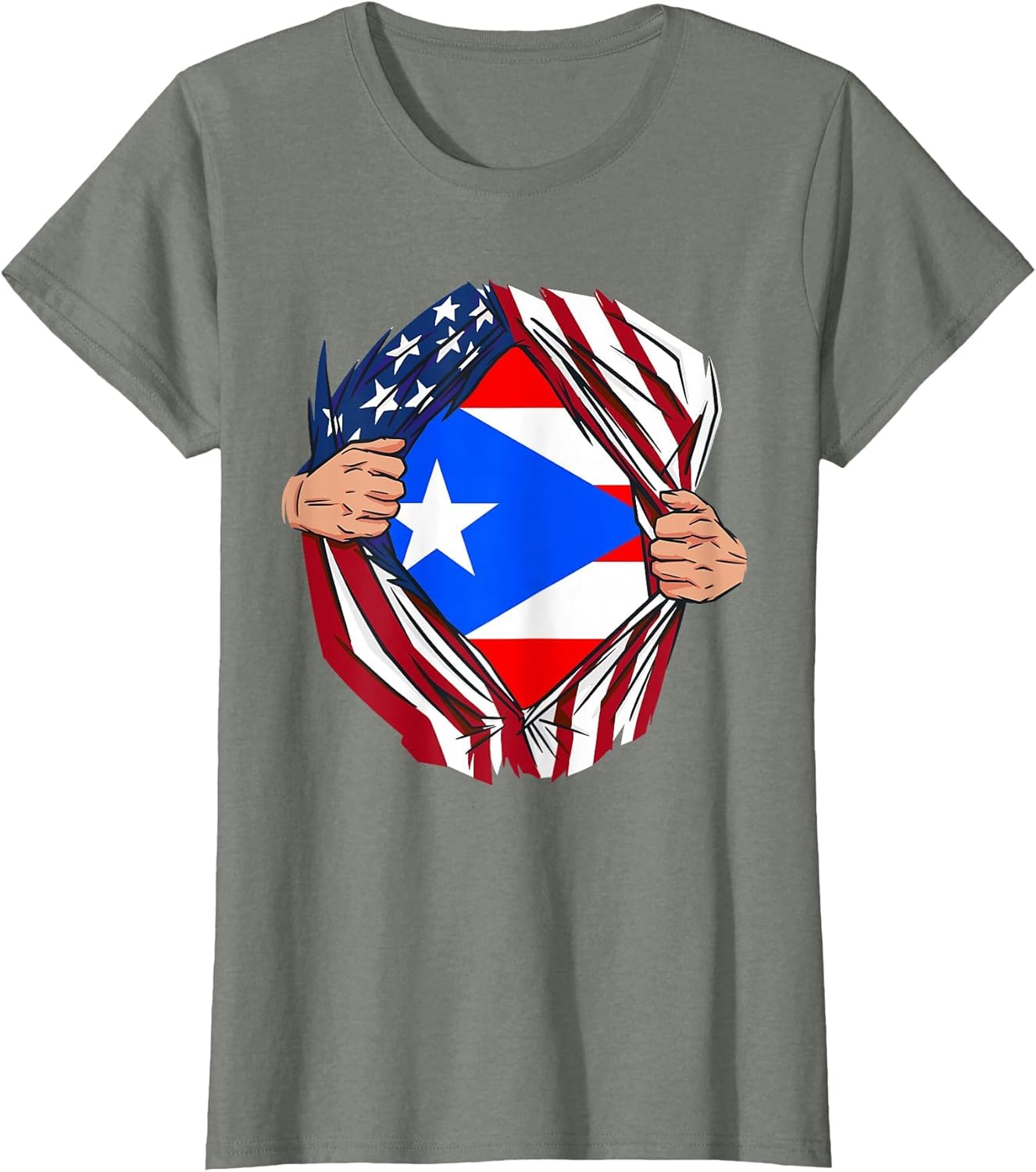 USA American Grown Puerto Rican Roots