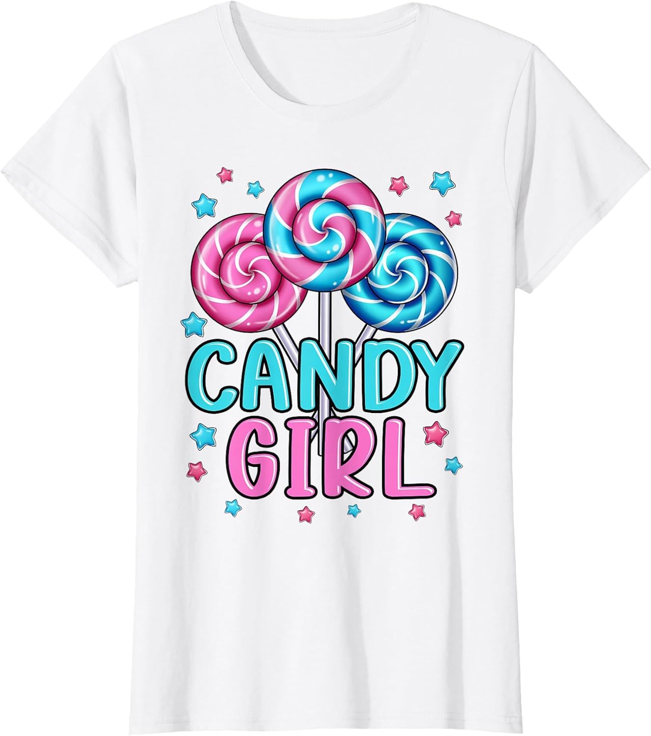 Cute Lollipop Candy Design Girl Toddler Kids
