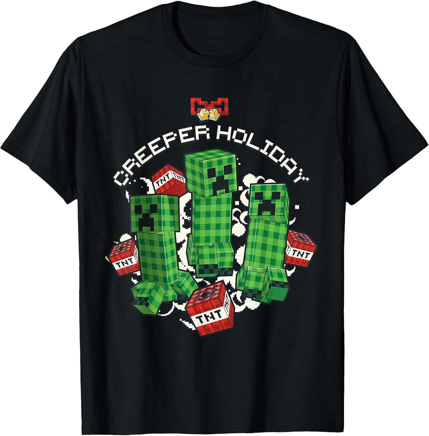 Minecraft Creeper Holiday With Festive TNT