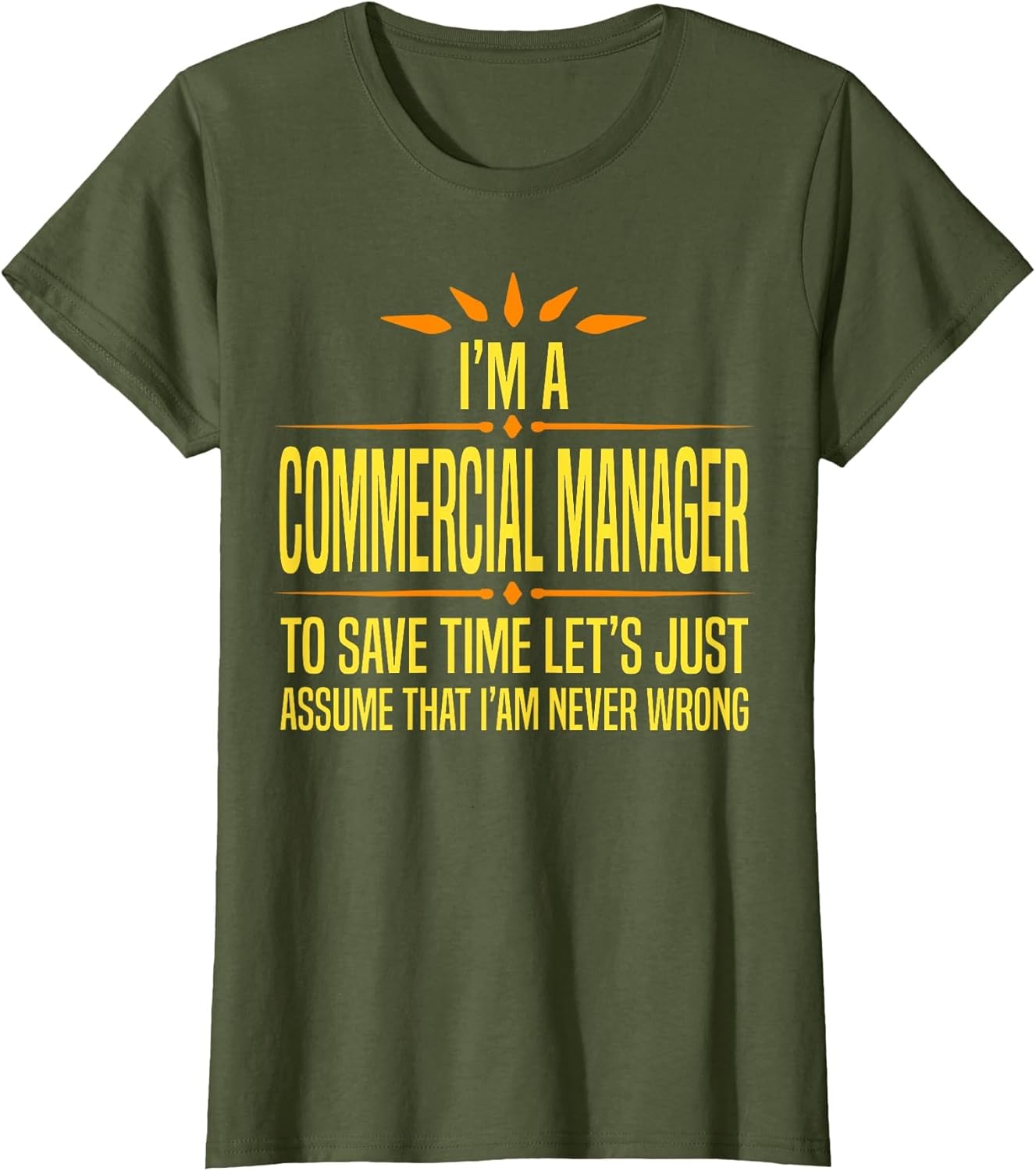 Im a Commercial Manager