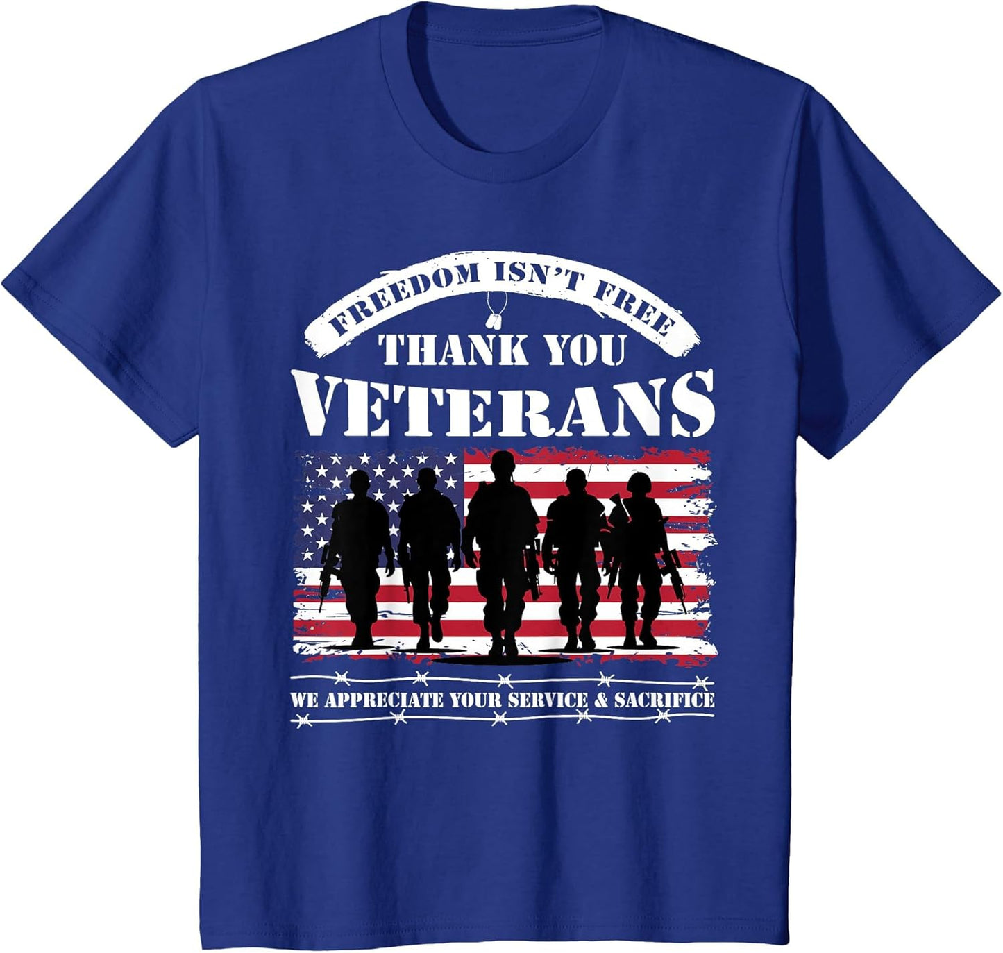 Veterans Day with American Flag Dad Women Kids