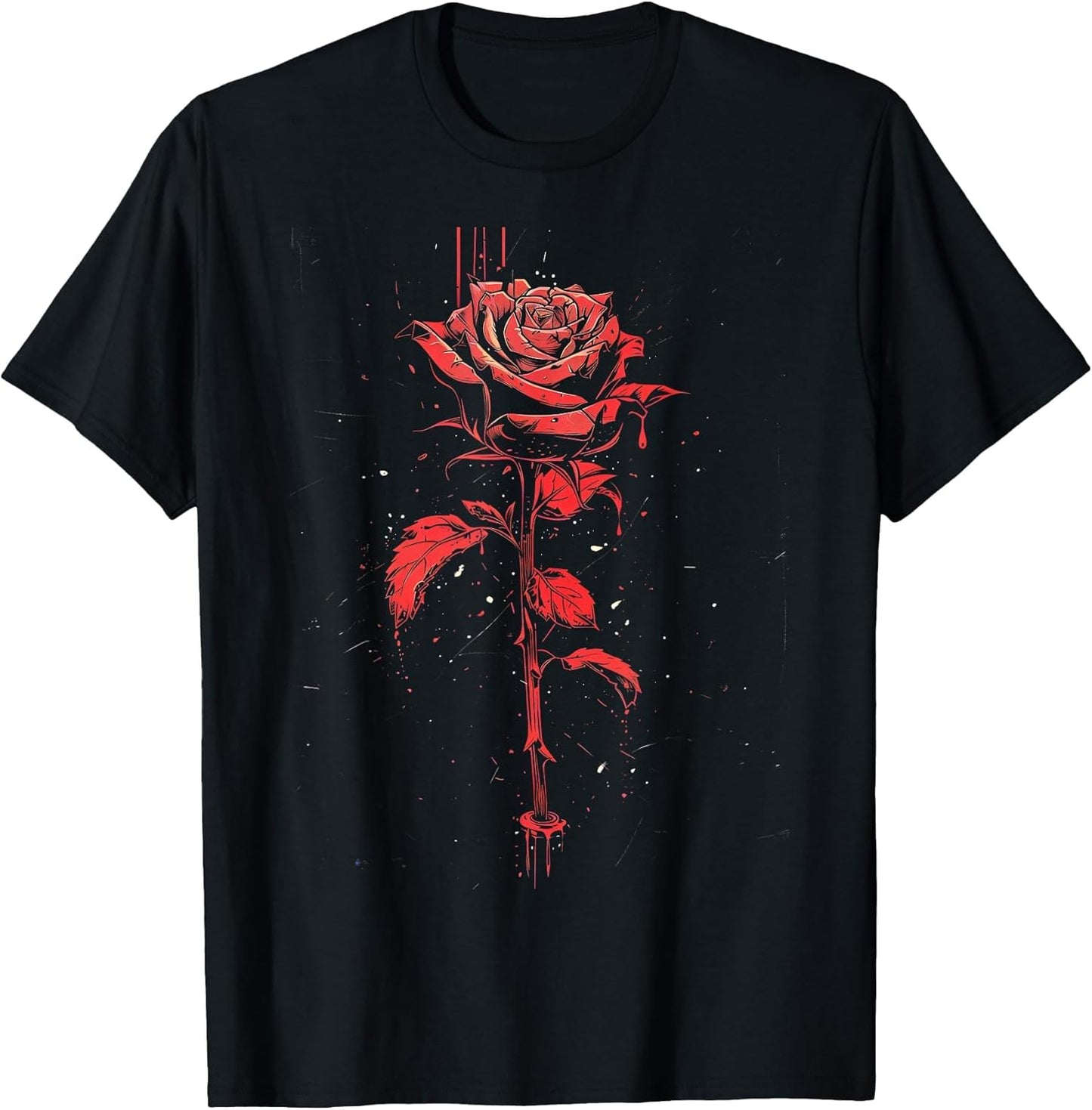 Anime Withered Rose Blood Dripping