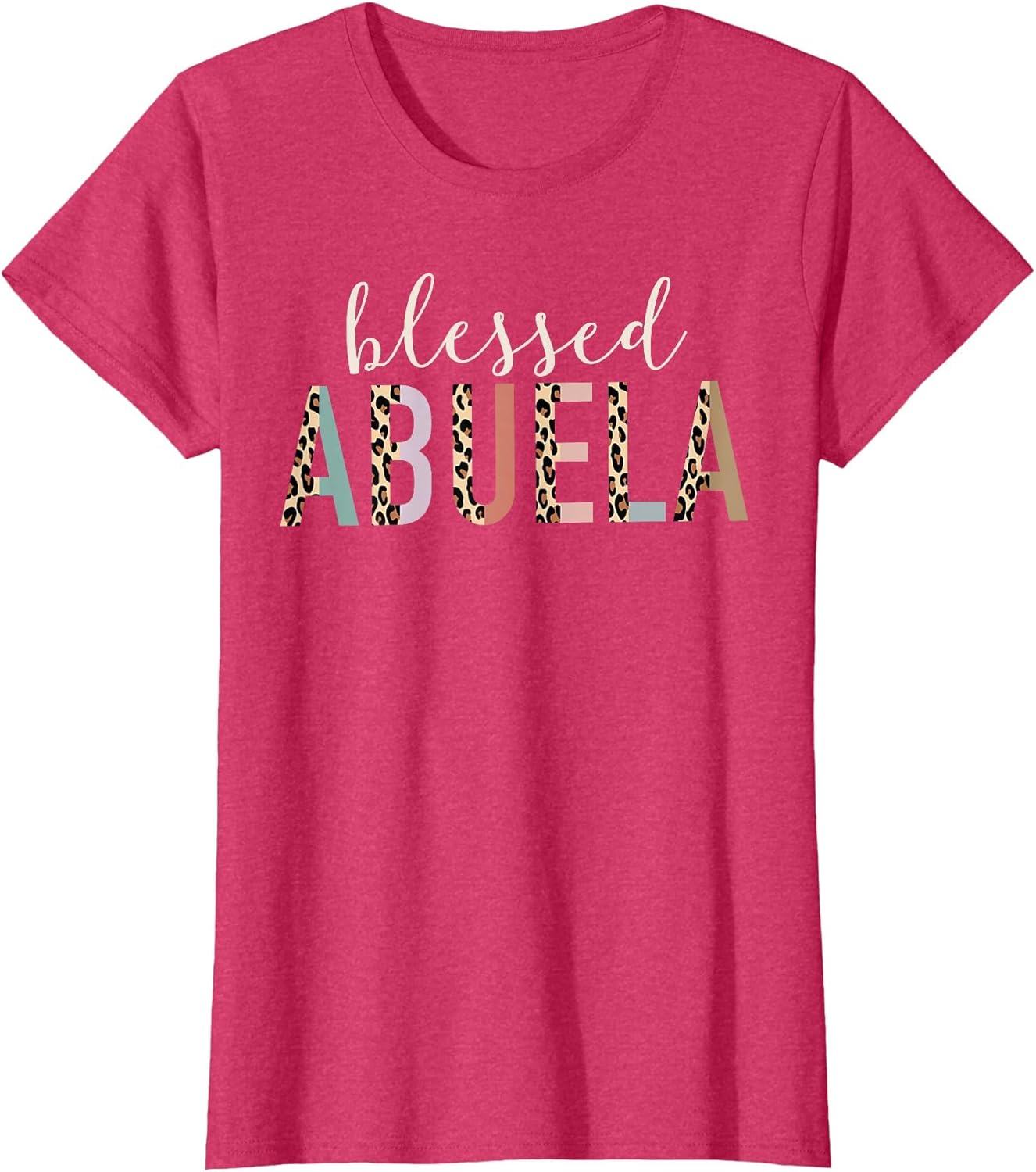Blessed Abuela Cute Leopard Print